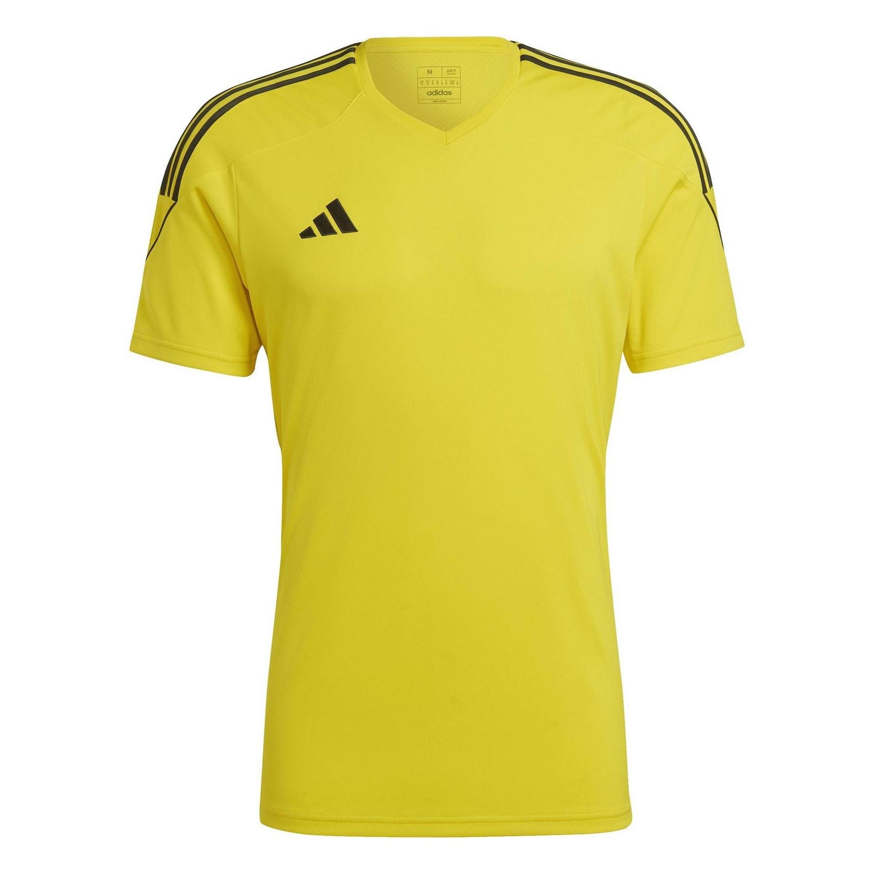 adidas Tiro Jersey Three Bar Logo V-Neck Short Sleeve T-Shirt