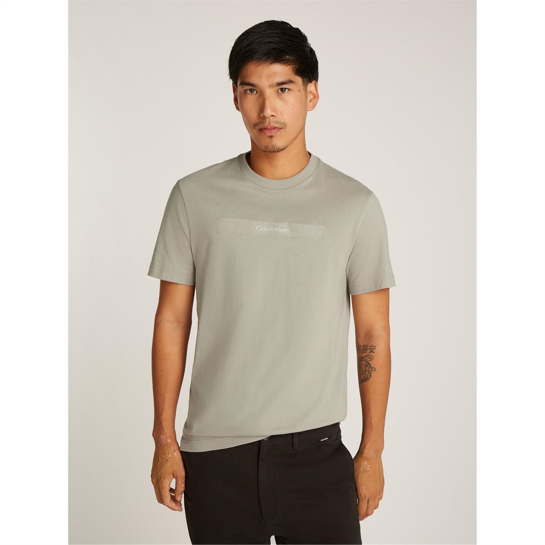 Calvin Klein Structured Embroidery Regular Fit T-Shirt
