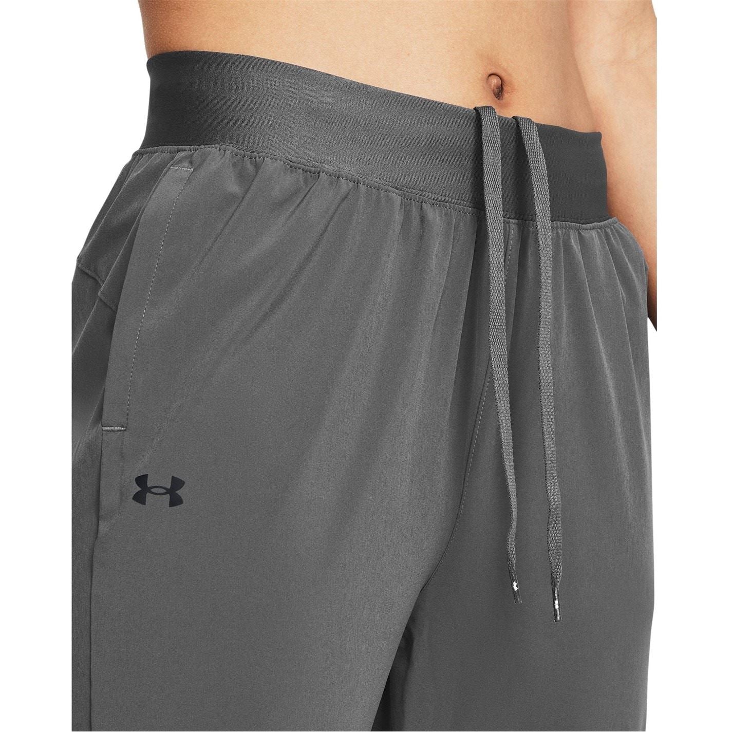 Under Armour Rise Solid Patterned High Rise Track Pants