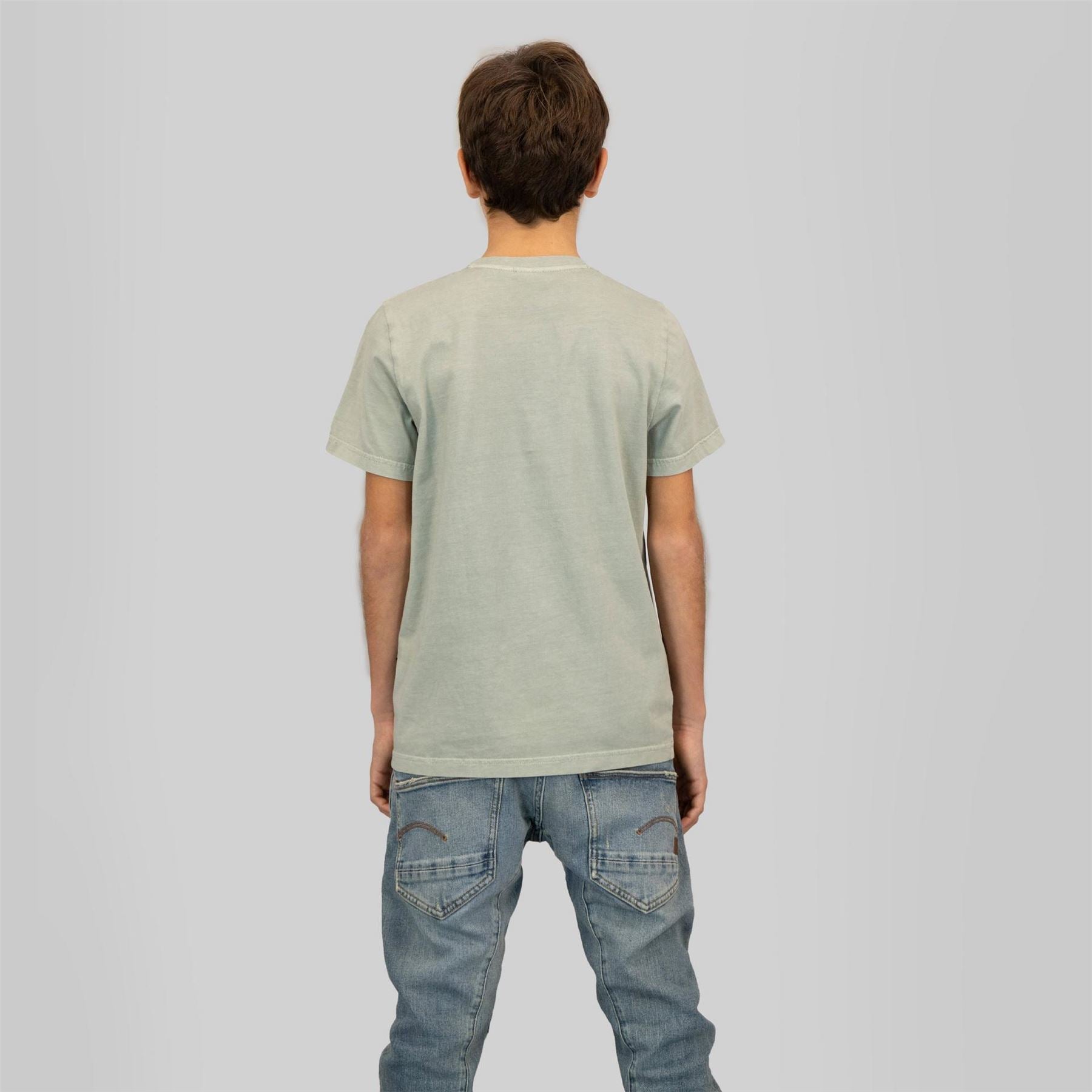 G Star Logo Print Regular Fit Crew Neck T-Shirt