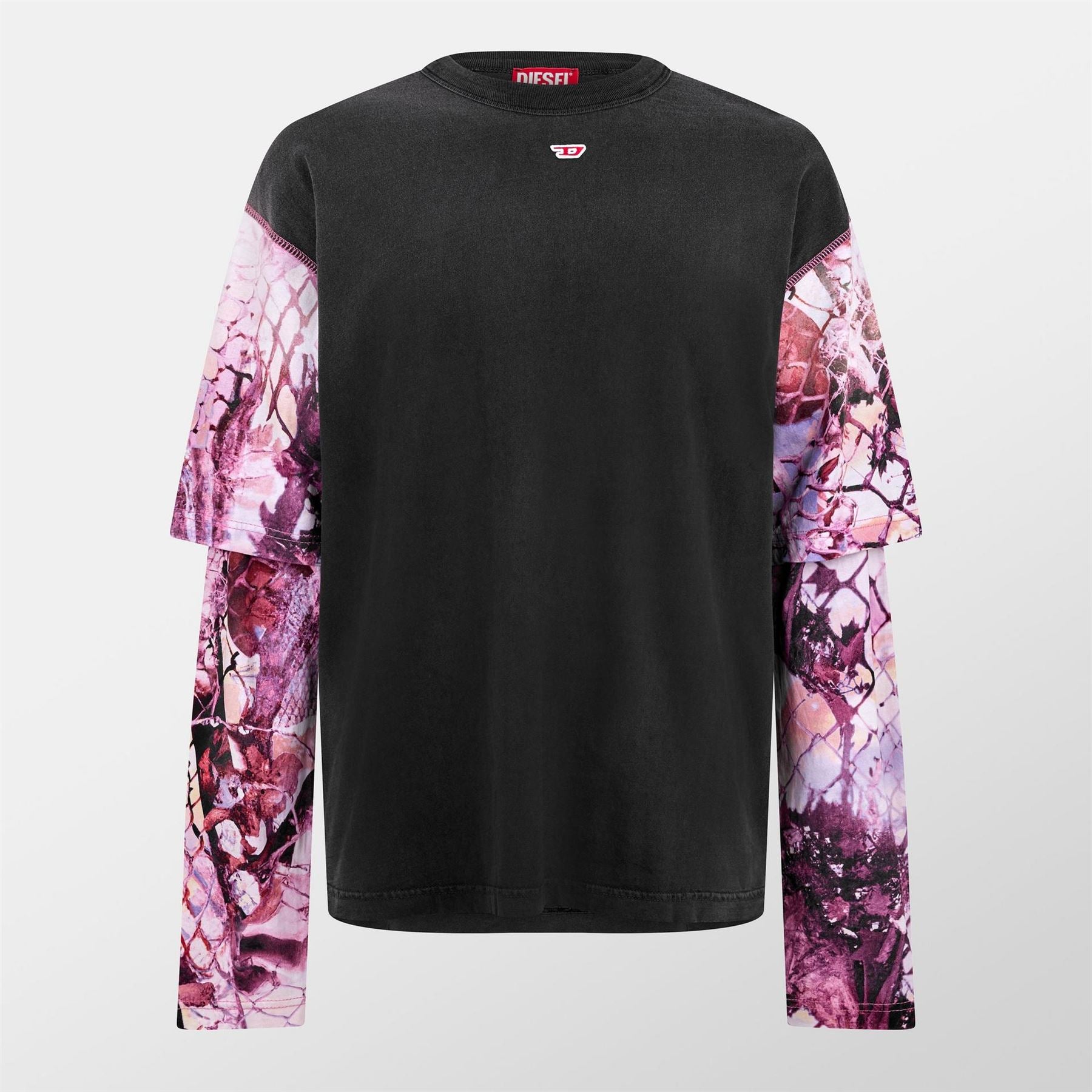 Diesel Layered Sleeve Tee