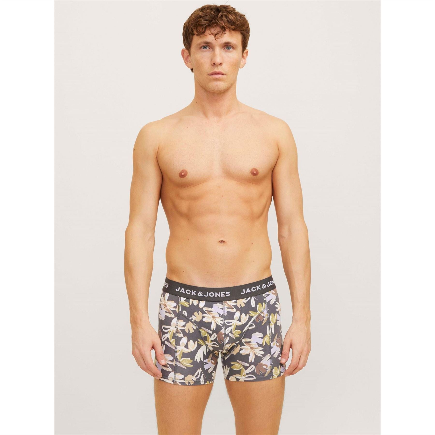 Jack and Jones Abstract 3 Pack Boxers