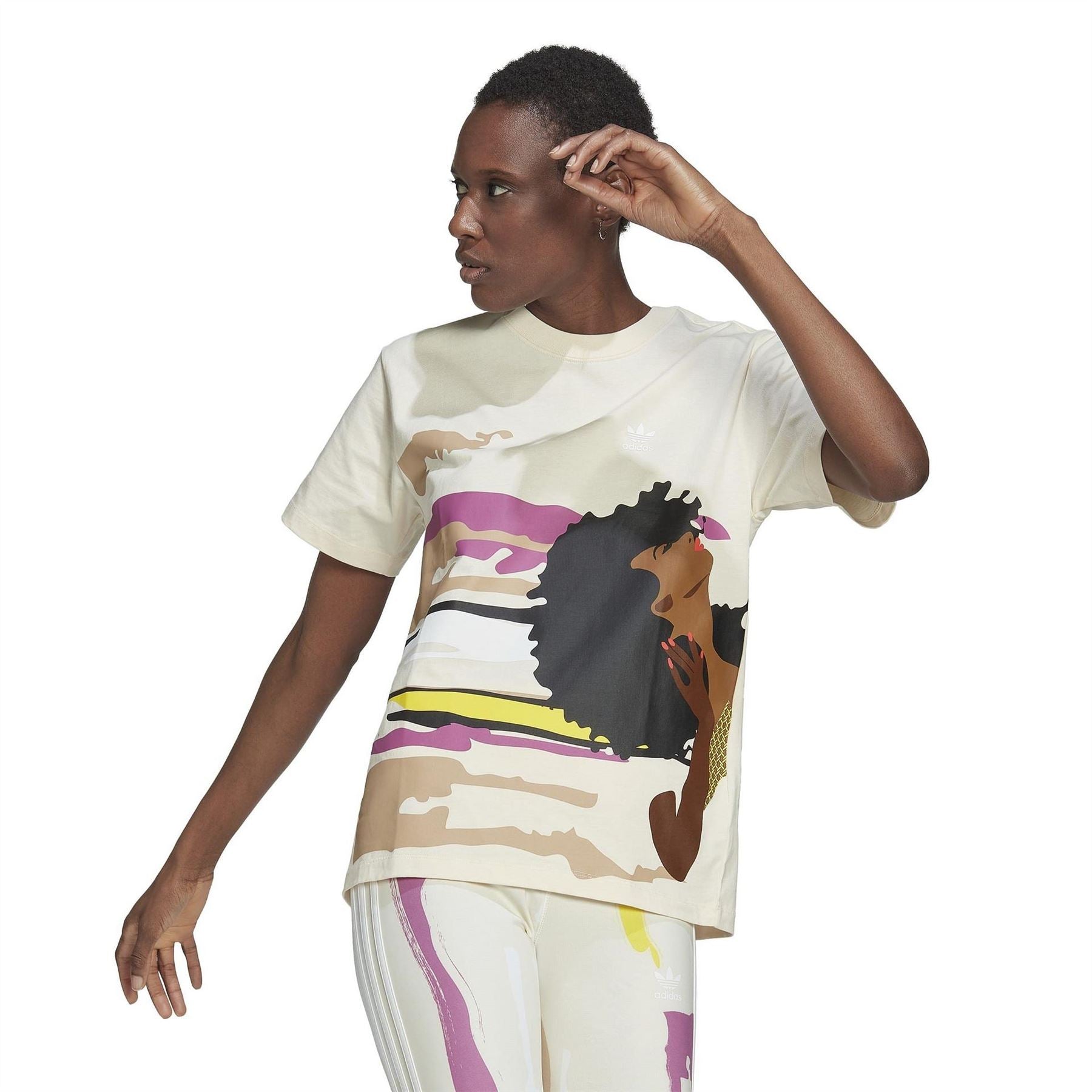 adidas Originals Womens X Thebe Magugu Regular T-Shirt