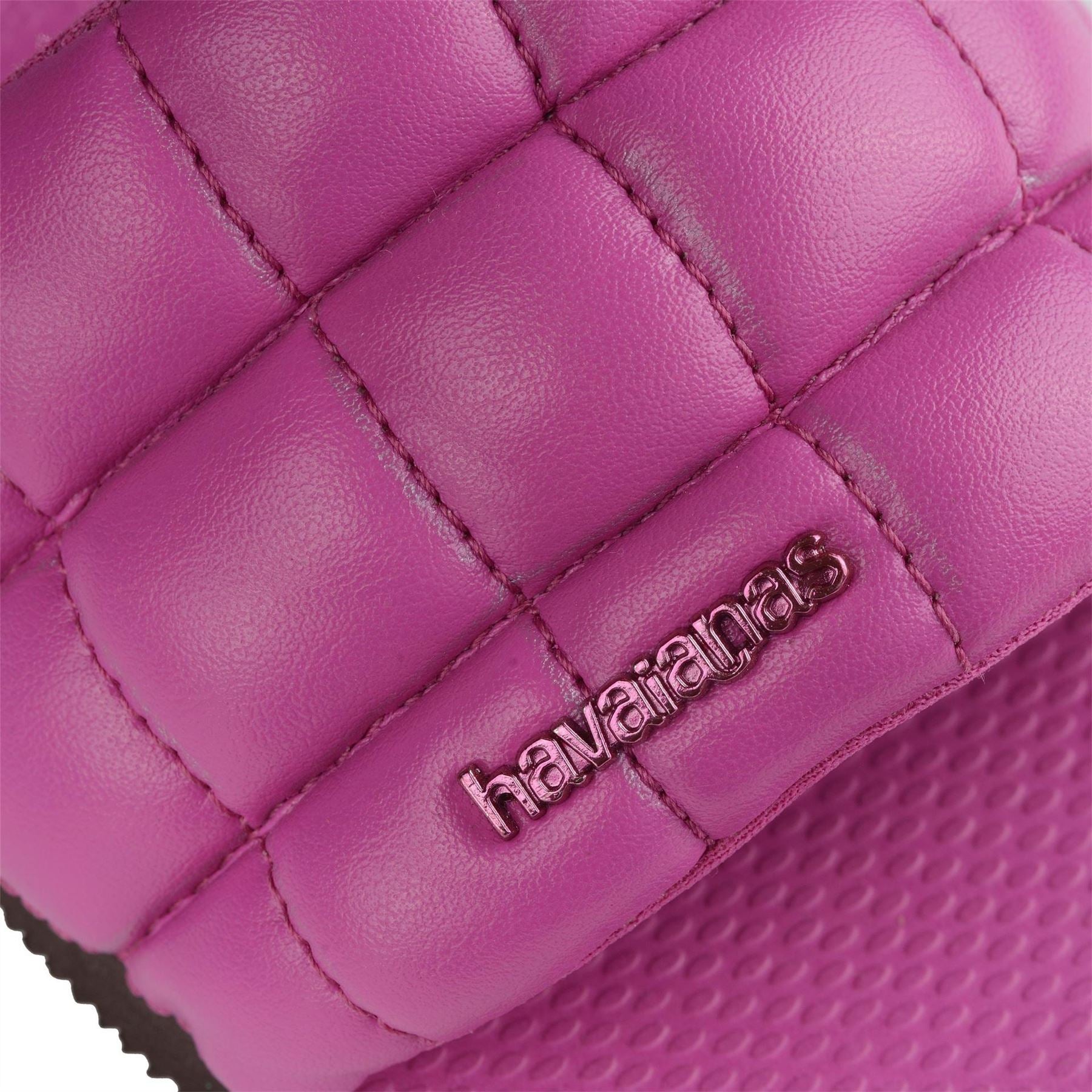 Havaianas Textured Closed Toe Slide Sandals