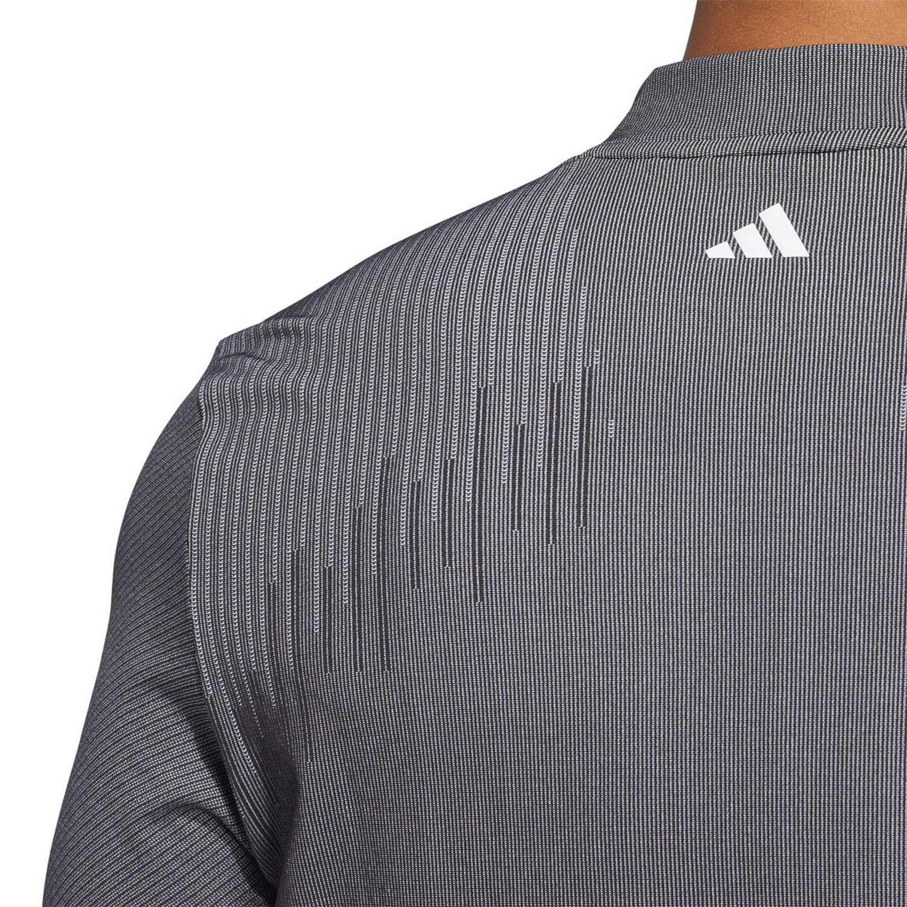 adidas Tour Primeknit Long Sleeve Polo Shirt