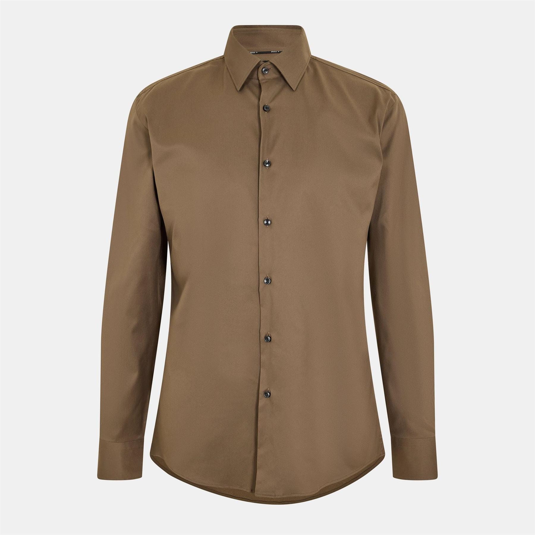 Boss Point Collar Long Sleeve Regular Fit Oxford Shirt