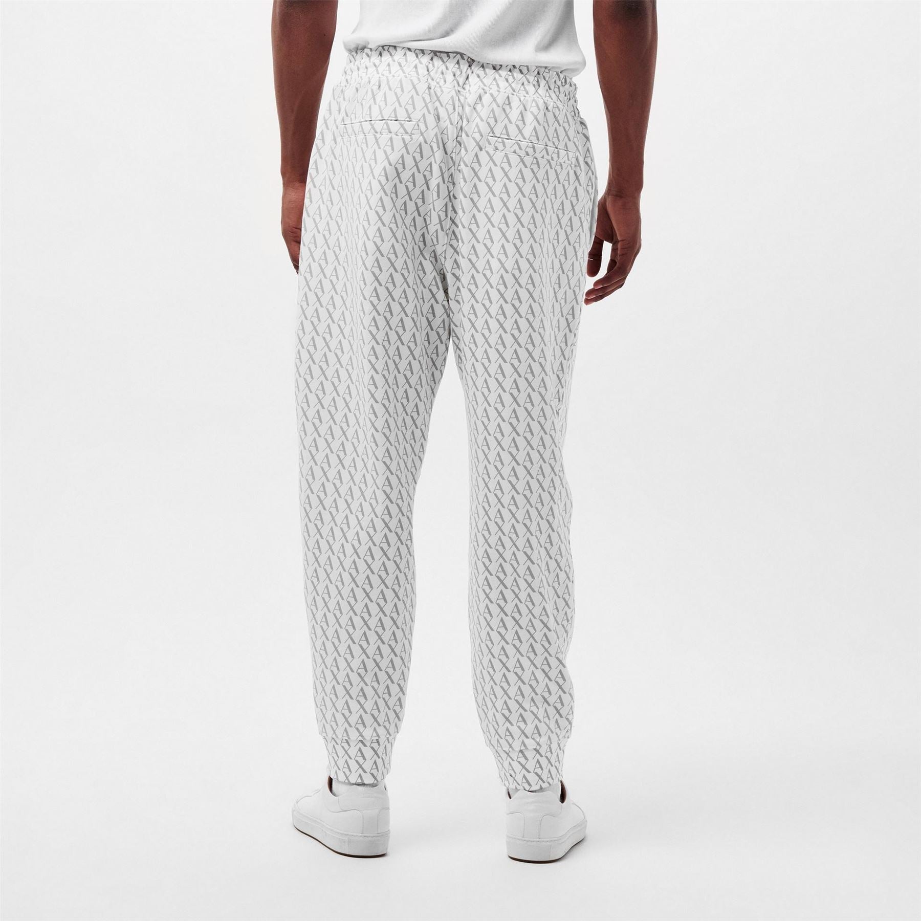 Armani Exchange Exchange Geometric Patterned Track Pants