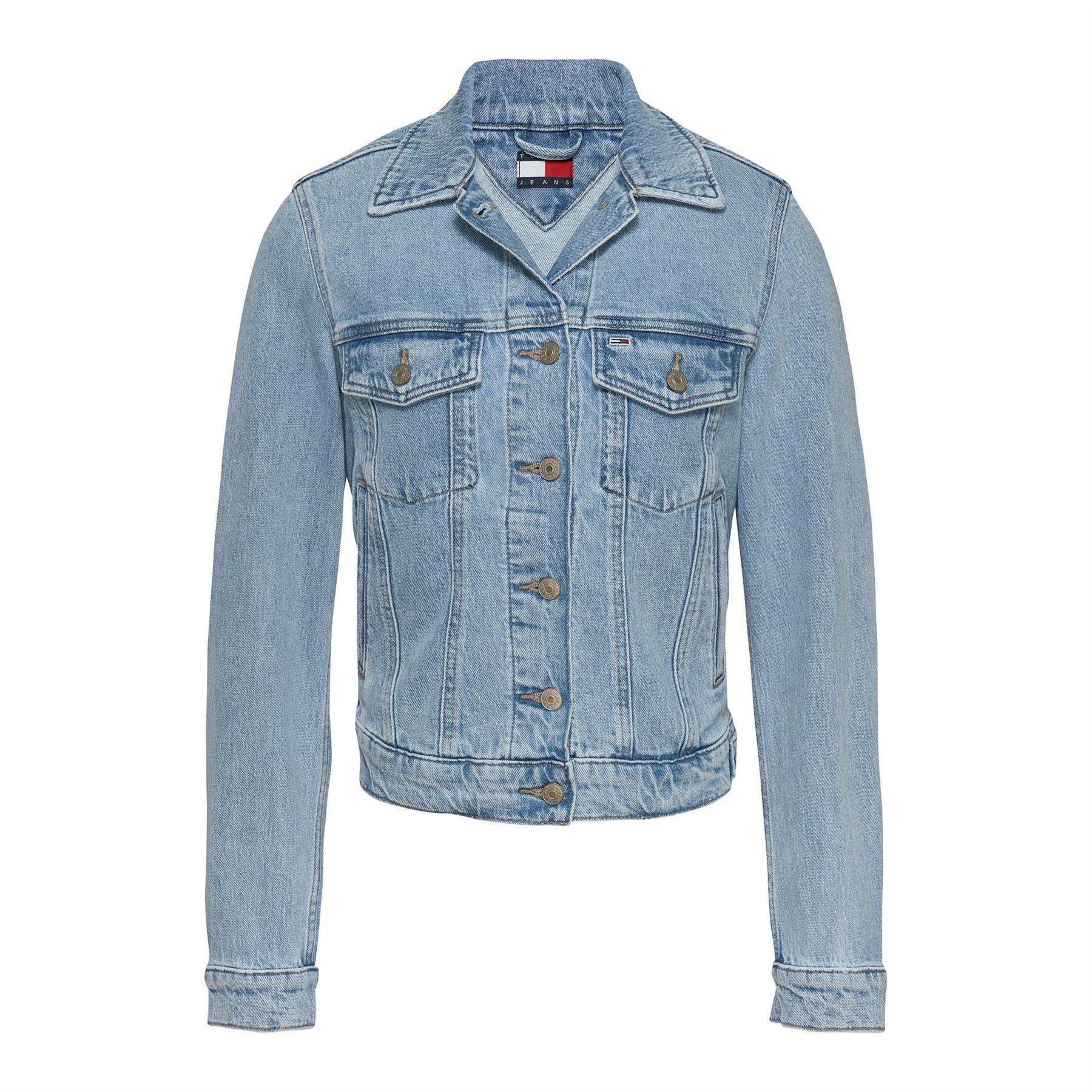 Tommy Jeans Solid Patterned Trucker Jacket