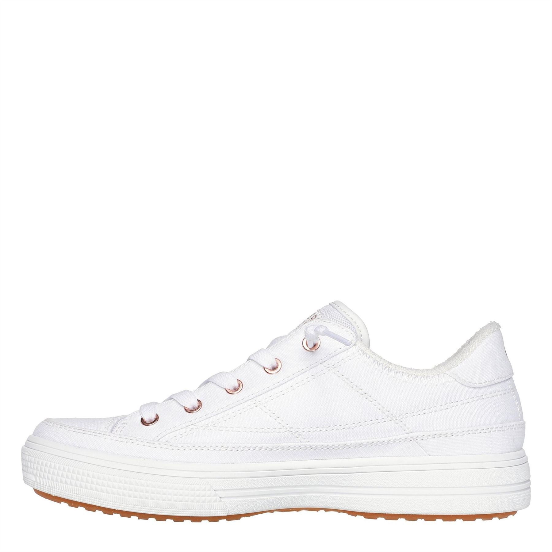 Skechers Womens Fit Arcade Meet Ya There Canvasas Trainers
