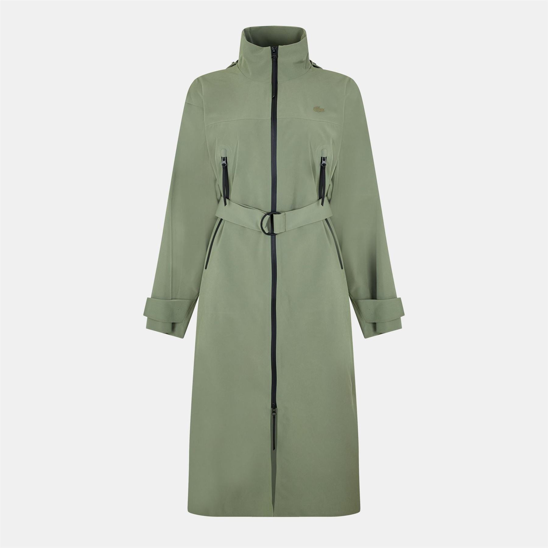 Lacoste Waterproof Packable Long Sleeve Oversized Fit Rain Anorak