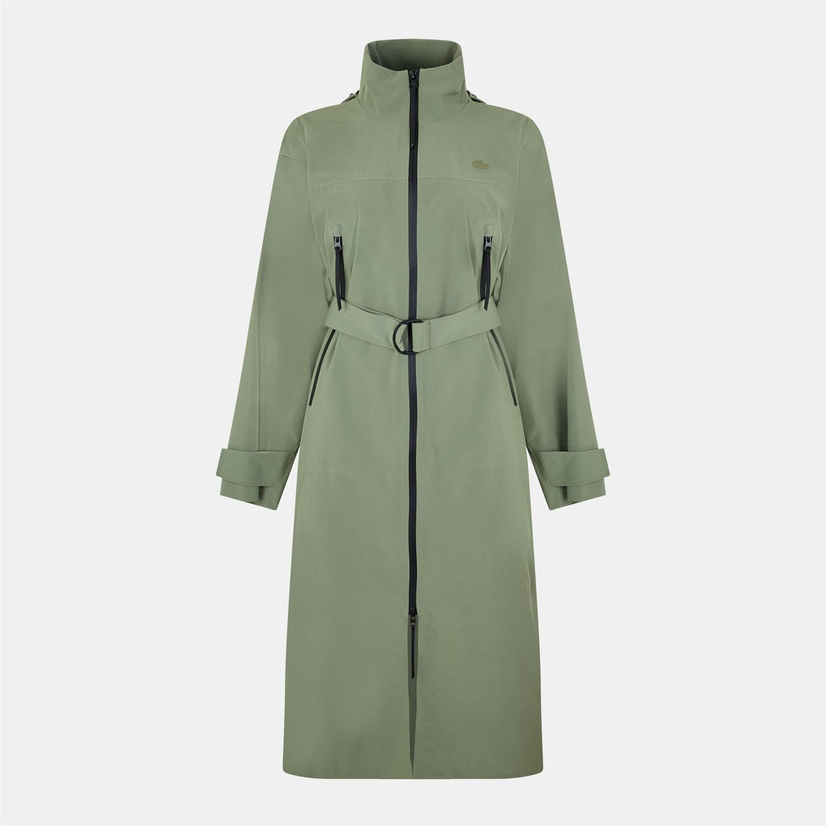 Lacoste Waterproof Packable Long Sleeve Oversized Fit Rain Anorak