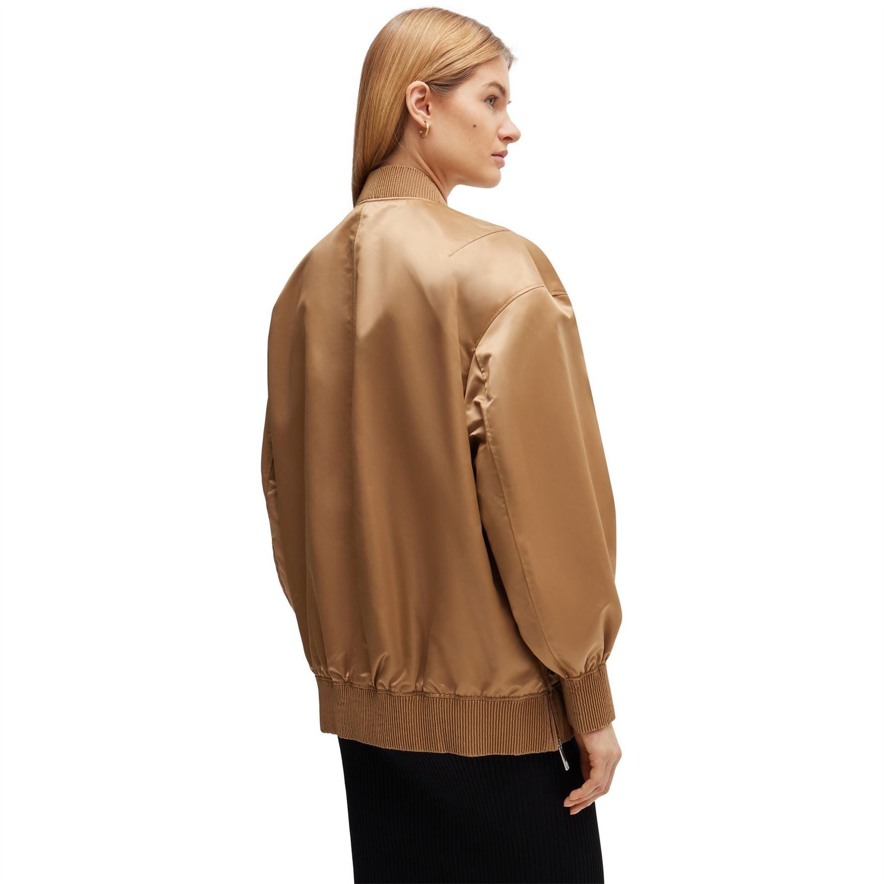 Boss Palberta Mono Monochrome Bomber Jacket