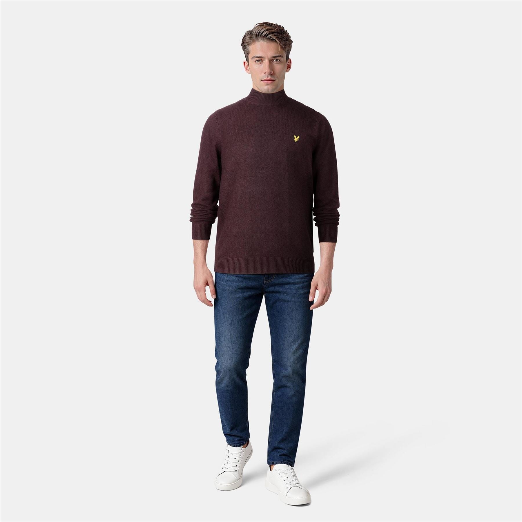 Lyle and Scott Mens And Scott Roll Neck Jumper