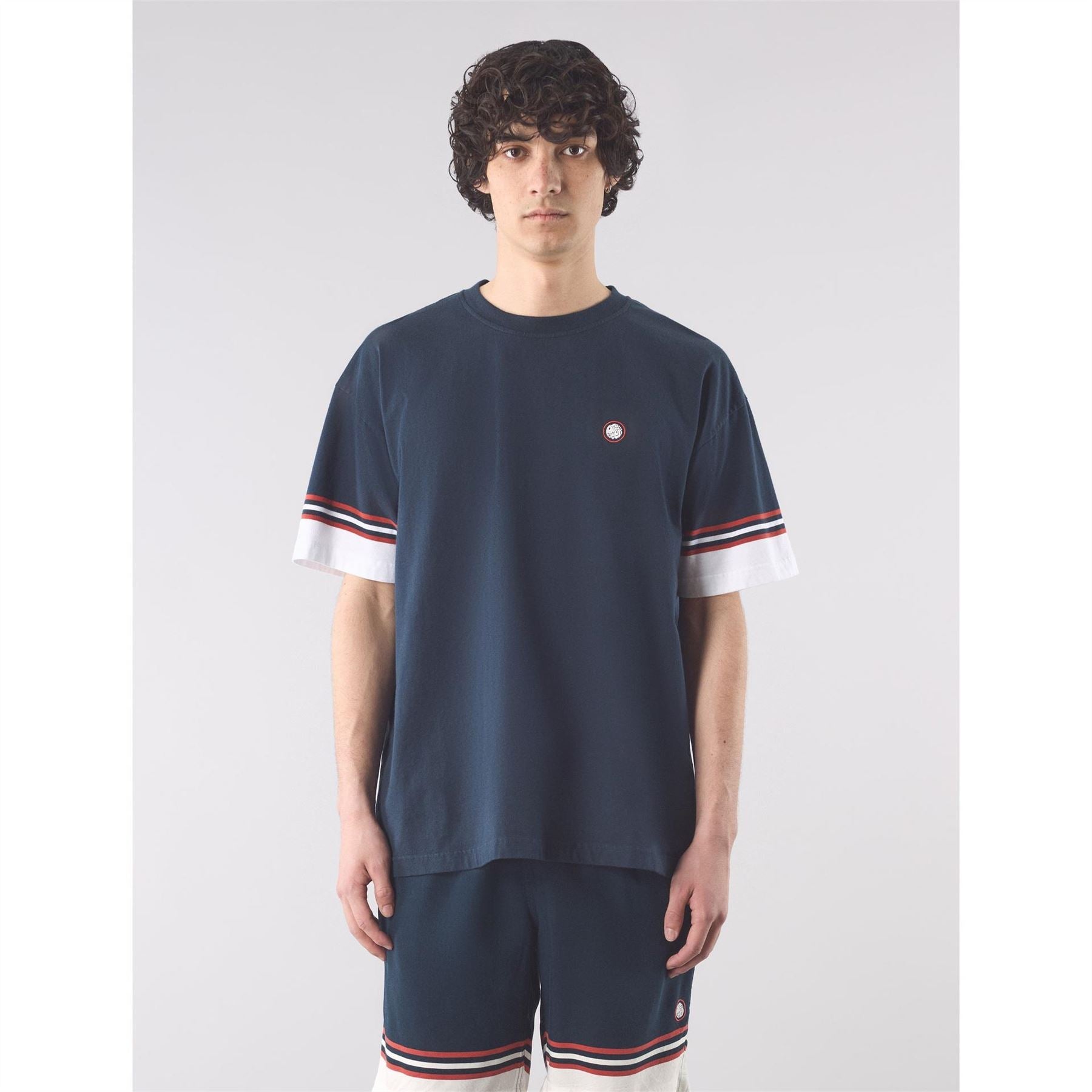 Pretty Green Valencia FC Regular Fit Crew Neck T-Shirt