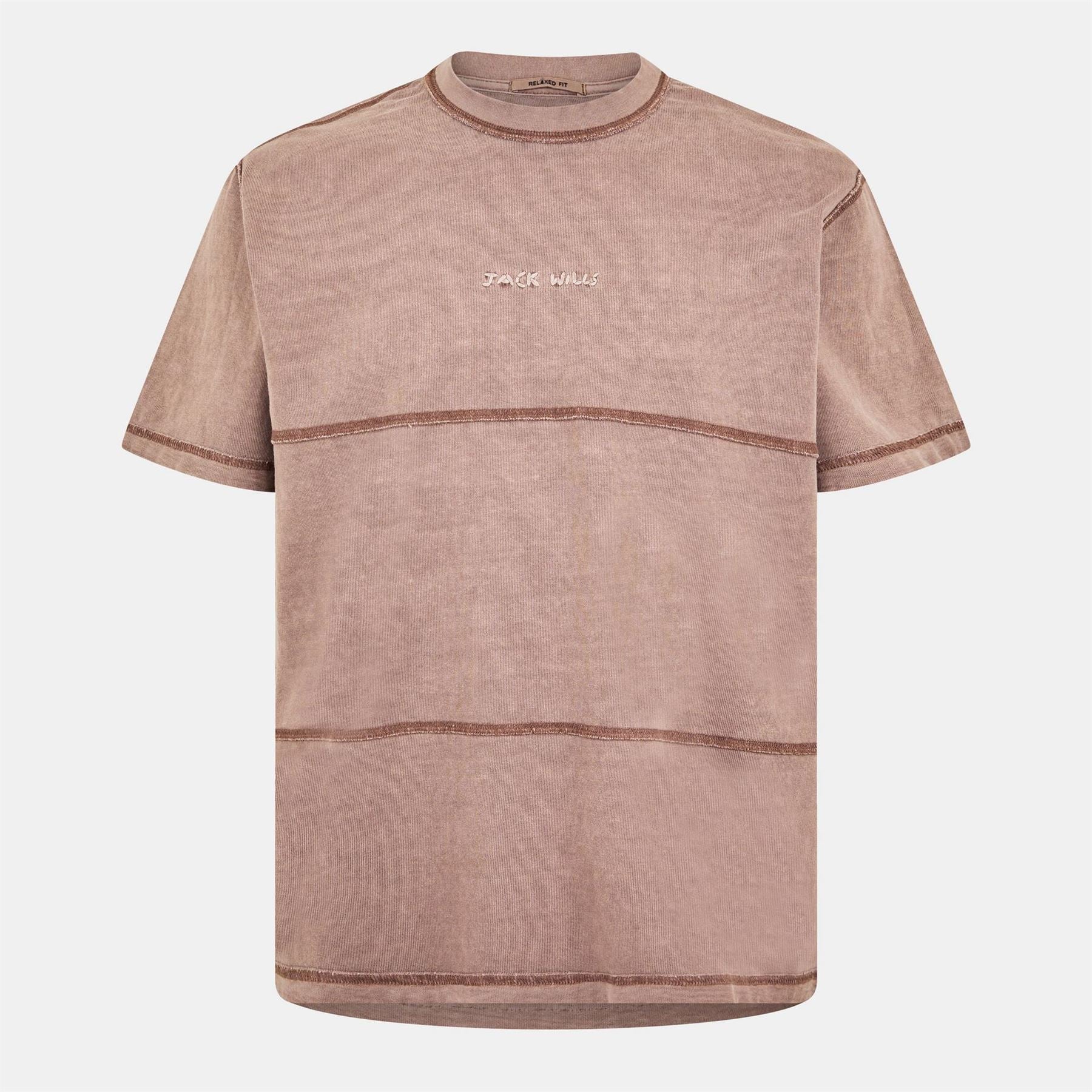 Jack Wills Regular Fit Garment Dye Crew Neck T-Shirt