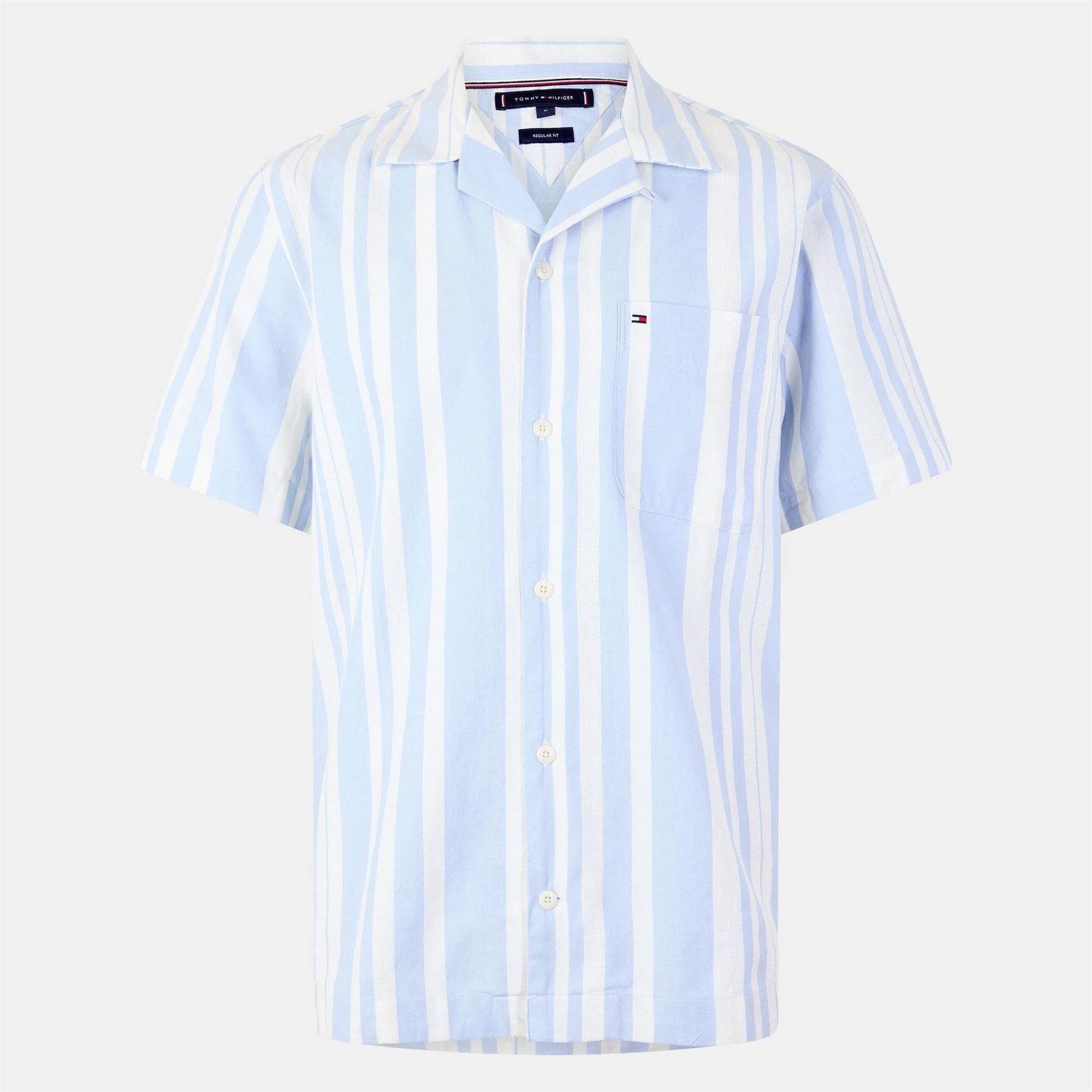 Tommy Hilfiger Horizontal Striped Short Sleeve Shirt