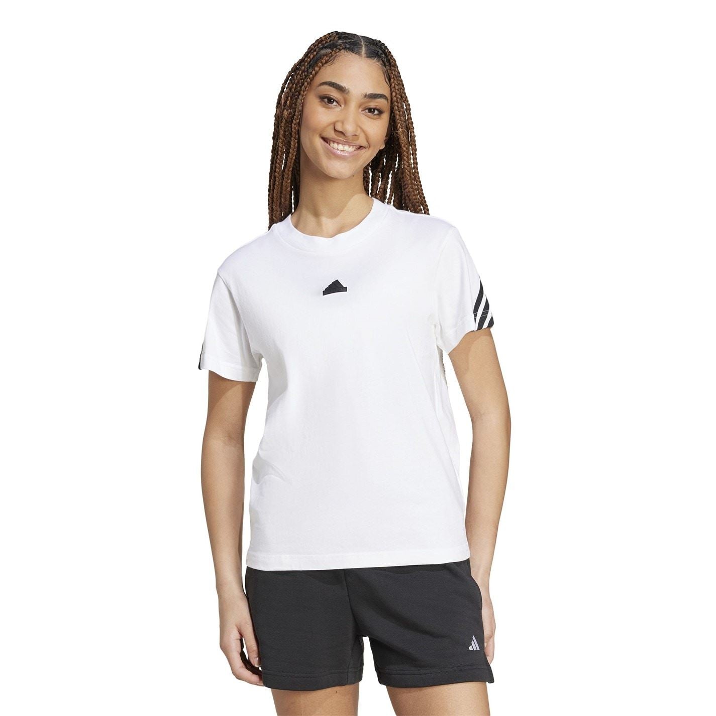 adidas Womens Future Icons 3 Stripes T-Shirt