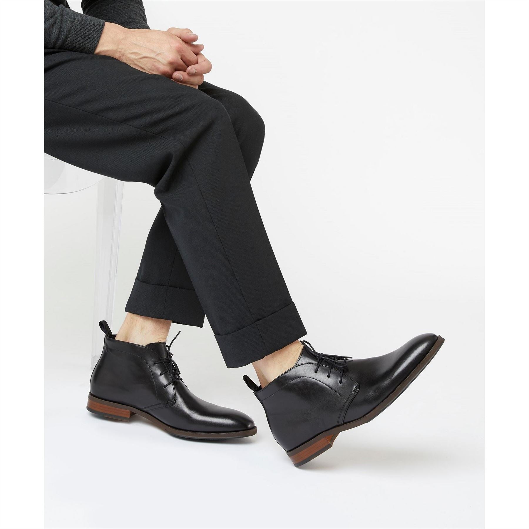Dune London Marching Leather Shoe