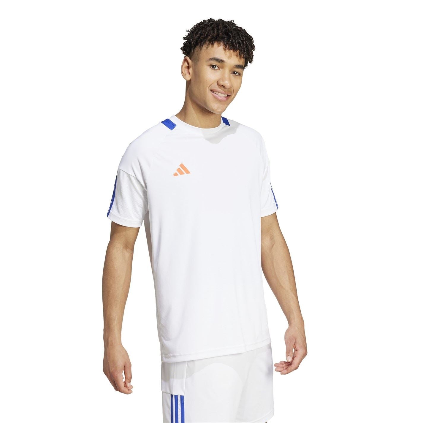 adidas Mens Classic 3 Stripe Sereno T-Shirt