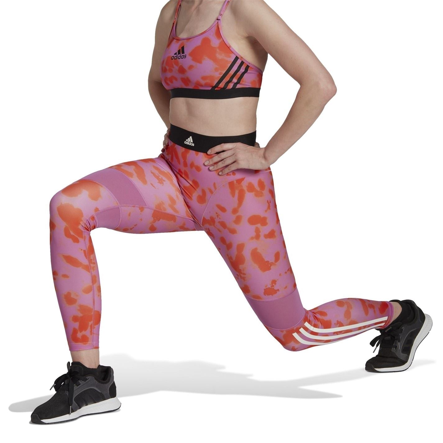 adidas Womens Hyperglam Printed 7 8 Leggings