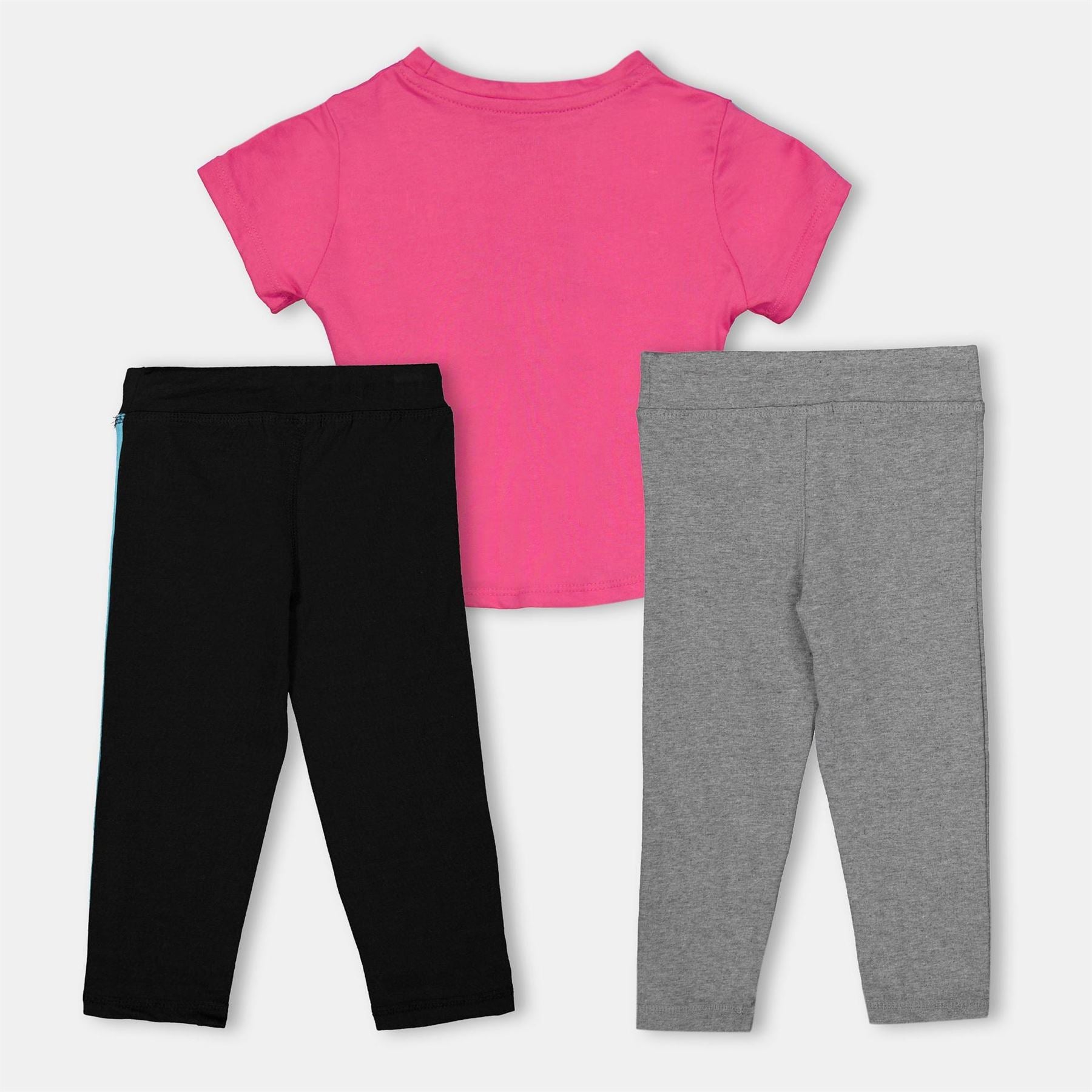 Reebok Crew Neck Short Sleeve T-Shirt Legging Coord Set