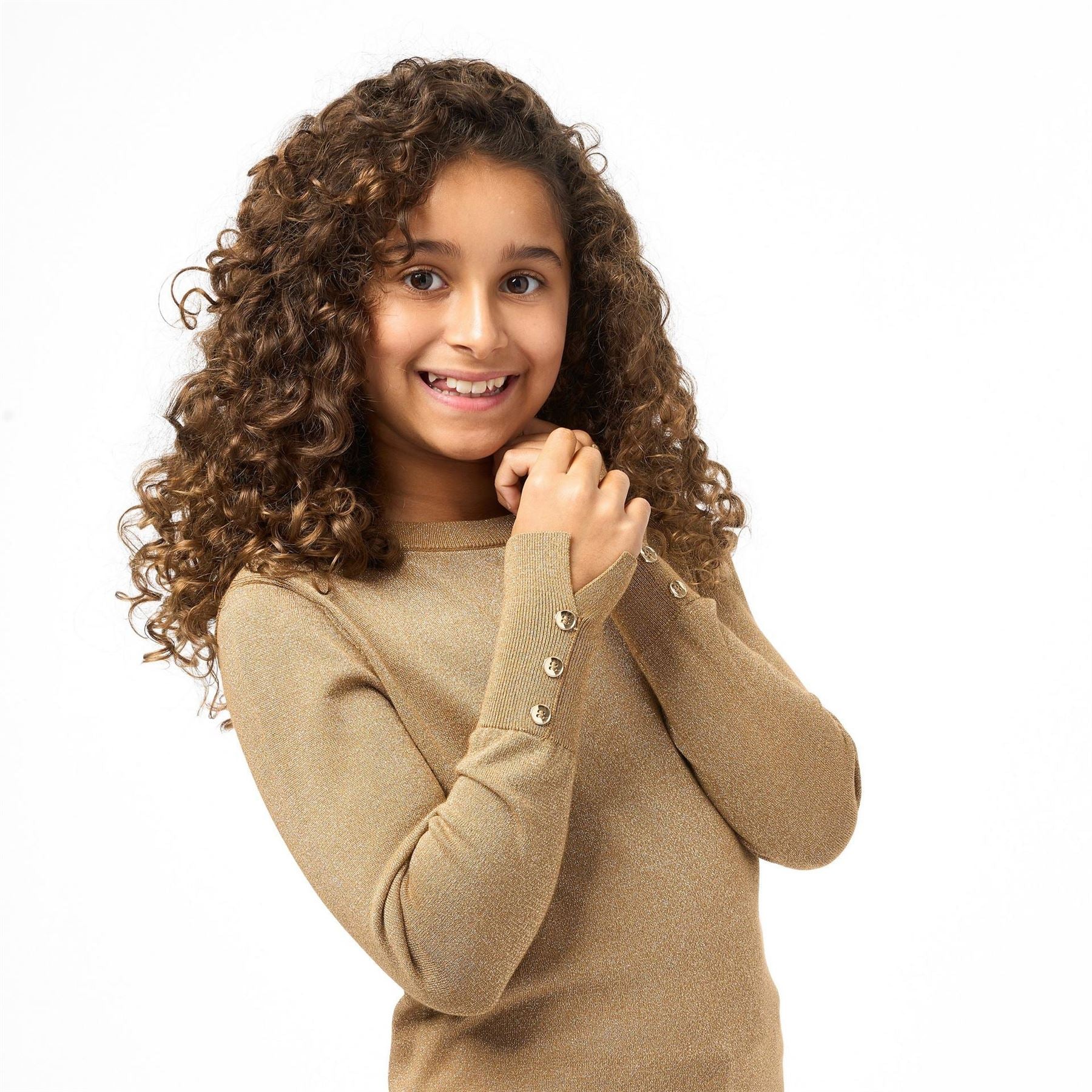 Biba Girls Soft Shimmer Jumper
