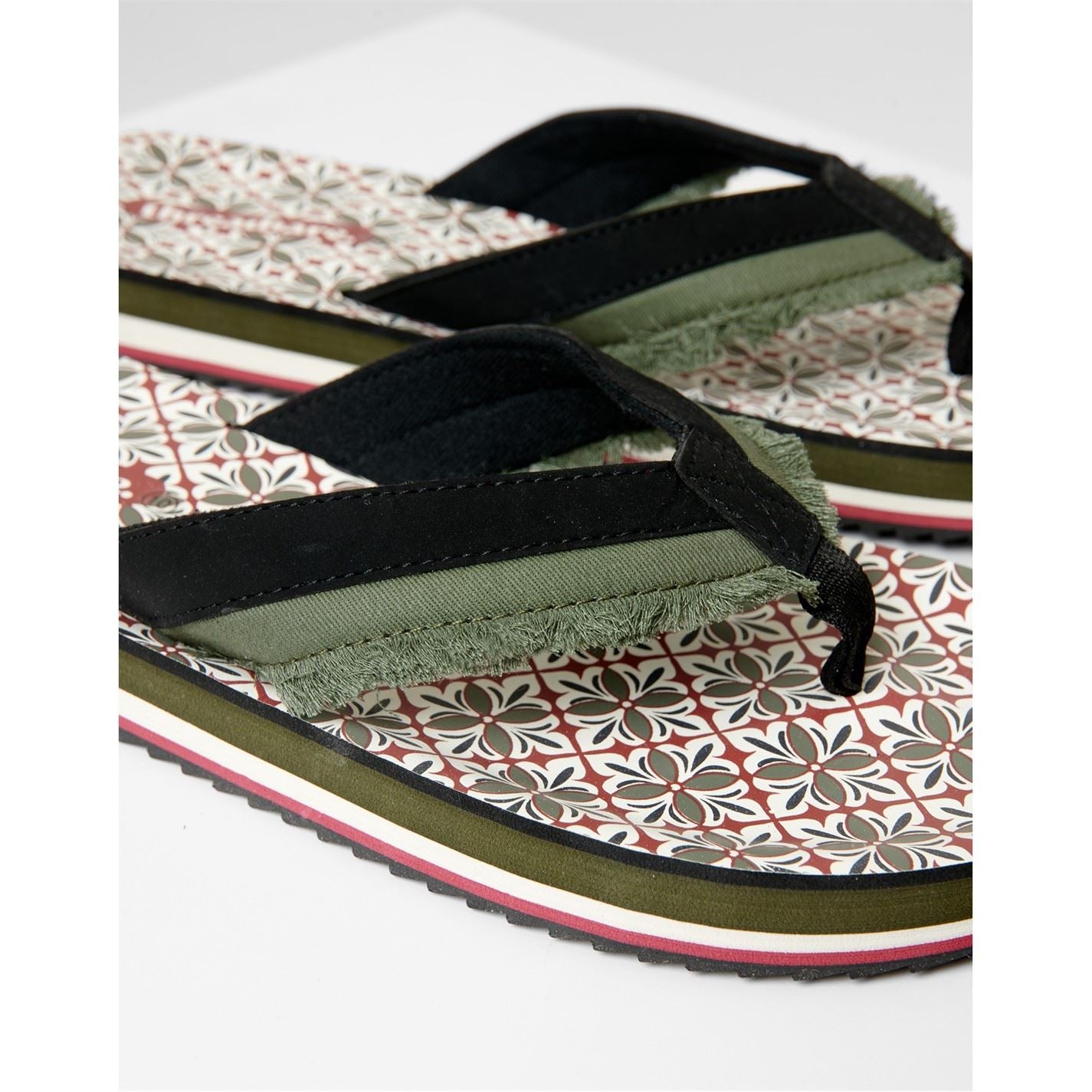 Threadbare August Floral Flip Flops Sandals