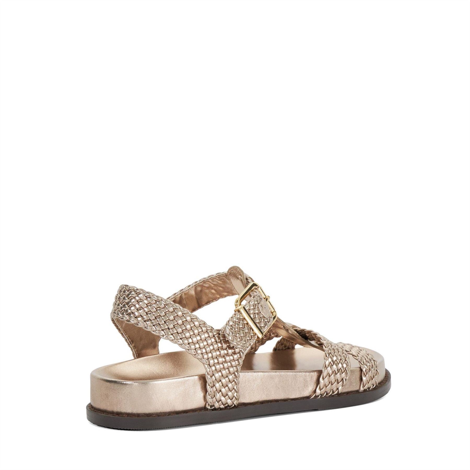 Dune London Lo Looking Open Toe Flat Gladiator Sandals