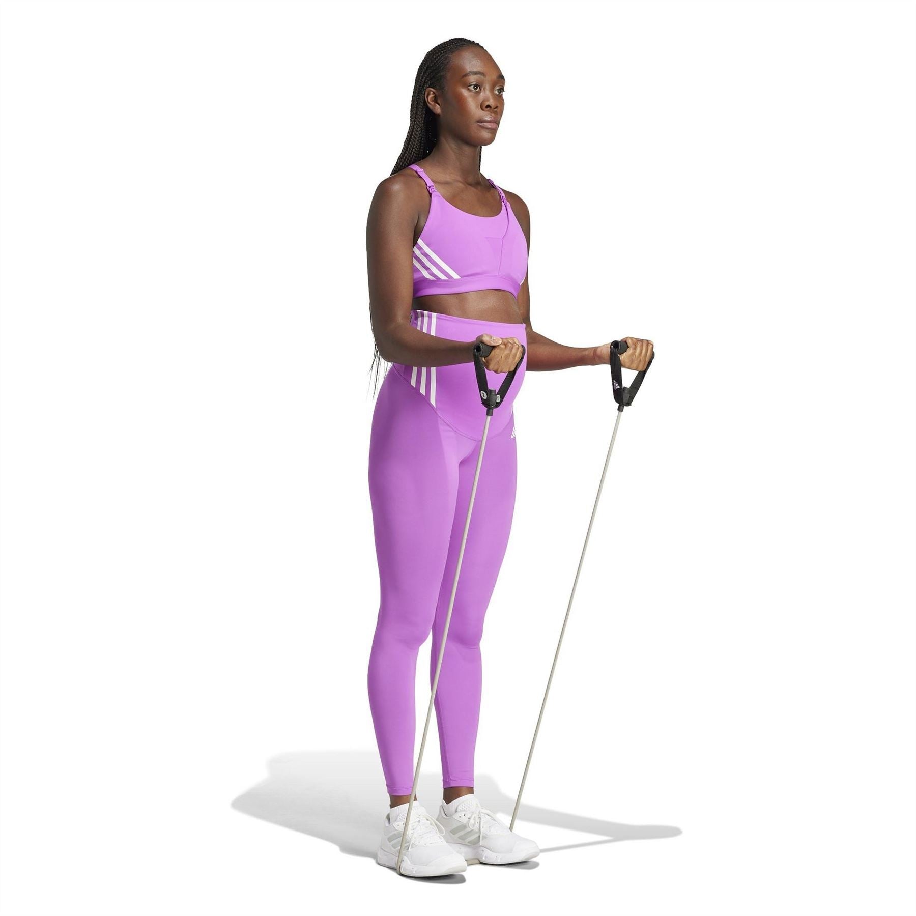adidas Womens Optime Essentials Full Length Leggings (maternity)