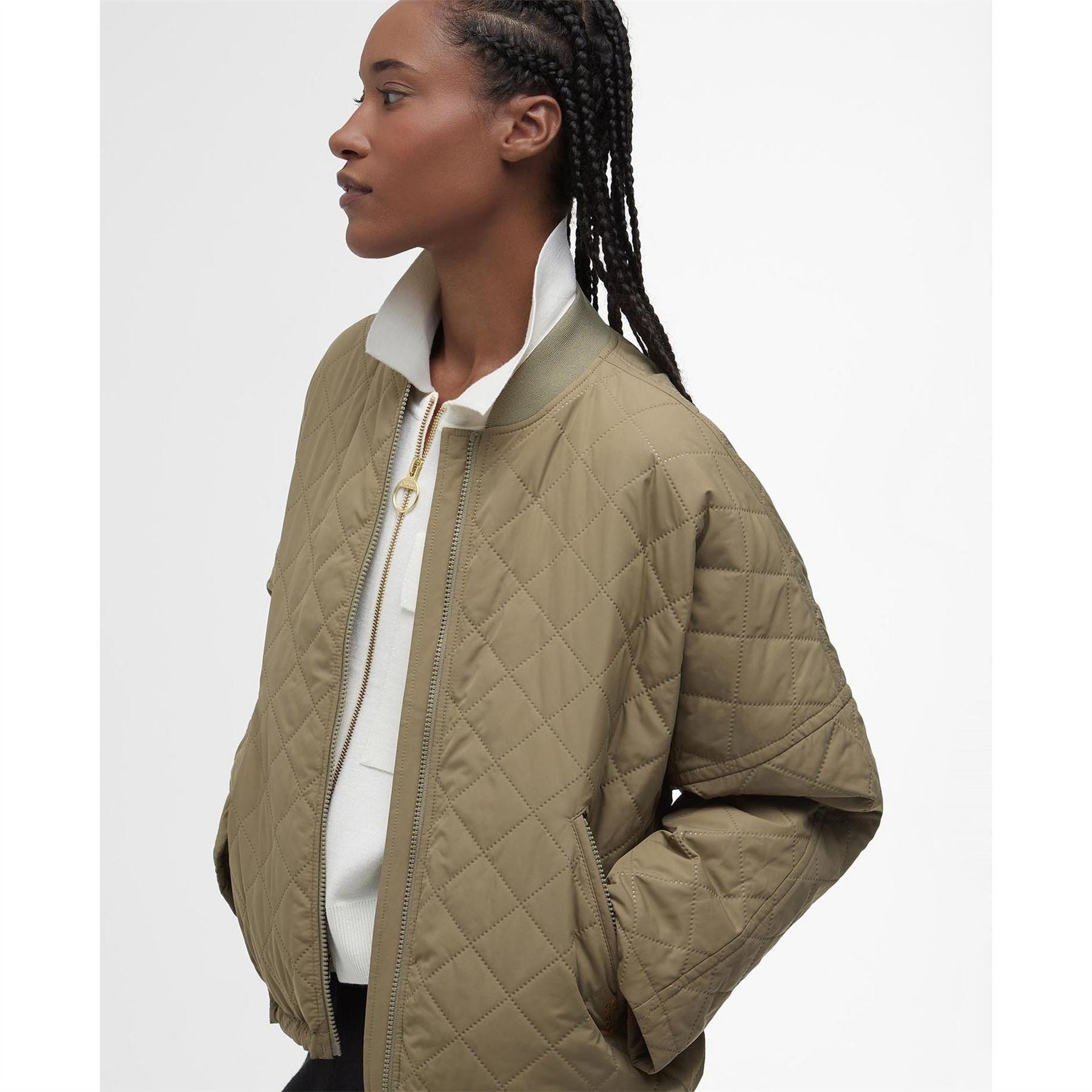 Barbour Quilted Bomber Jacket