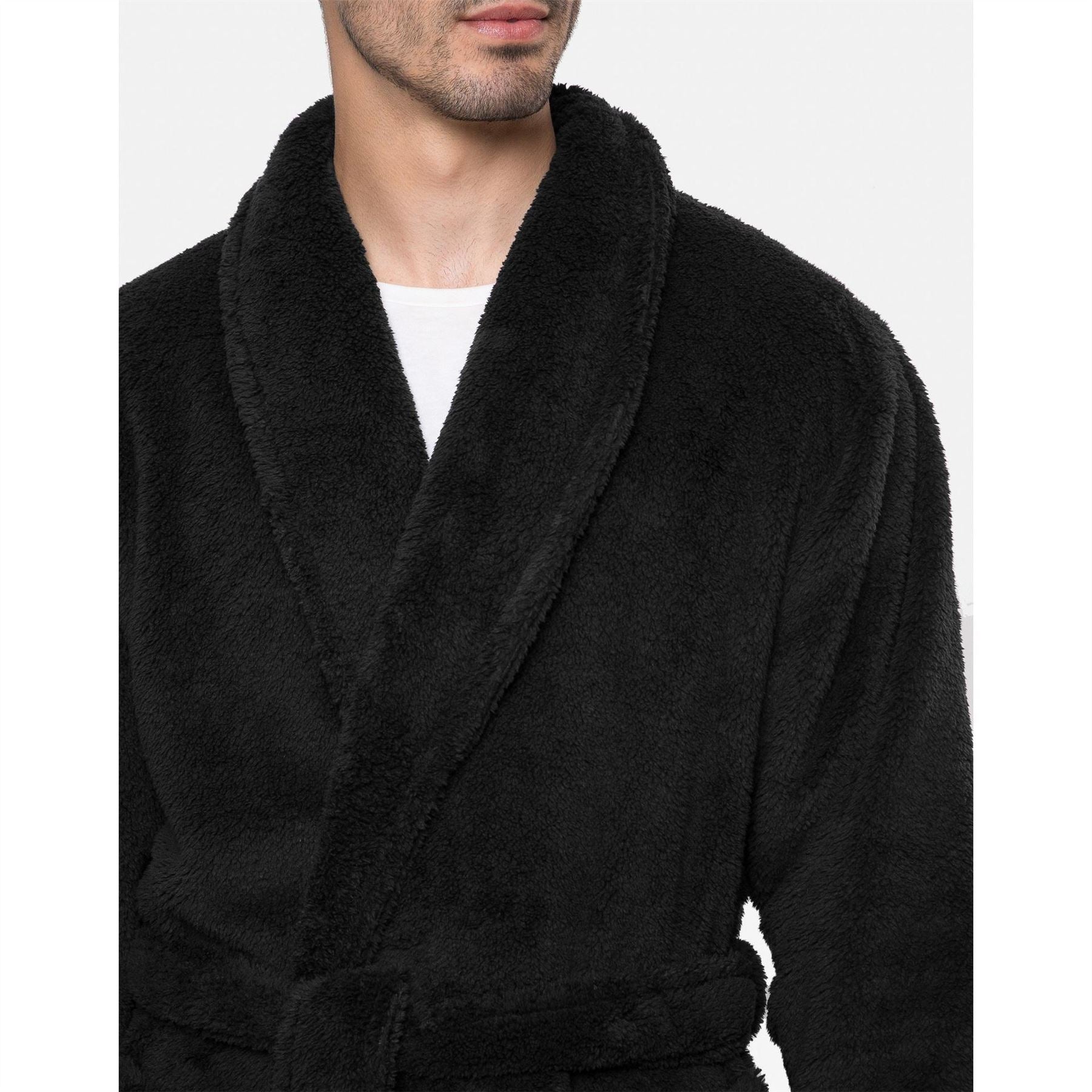 Threadbare Robert Fluffy Dressing Gown