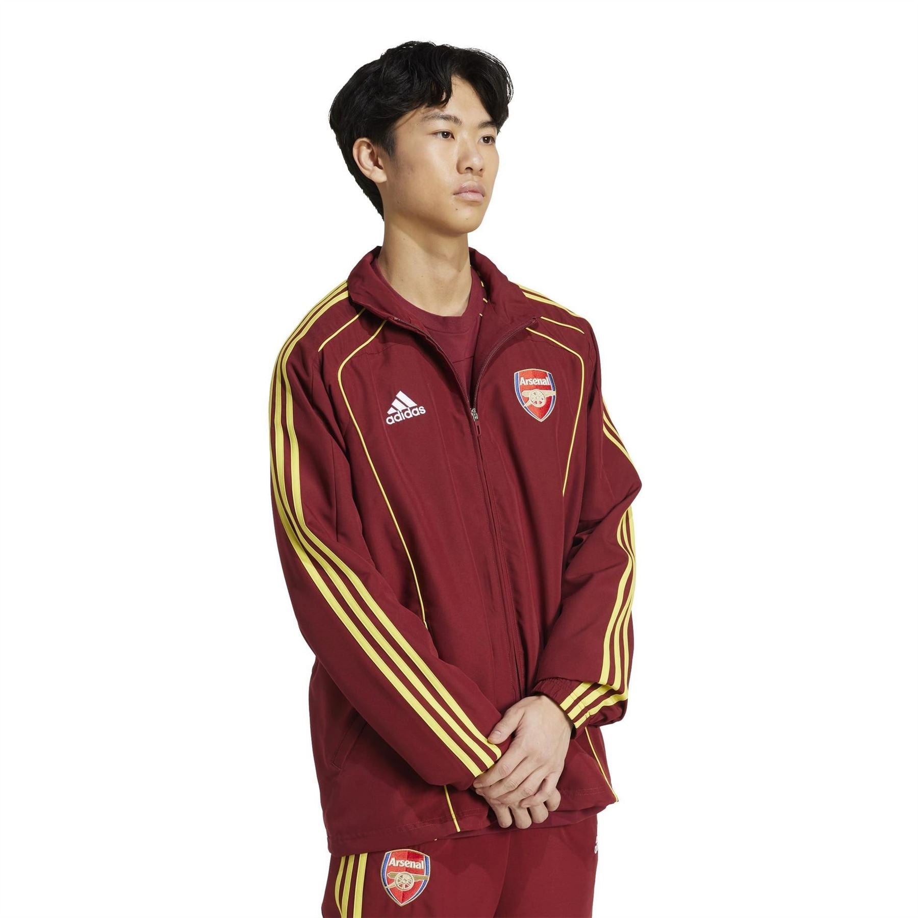 adidas Mens Arsenal Football Club Ubackpack Tracksuit Top