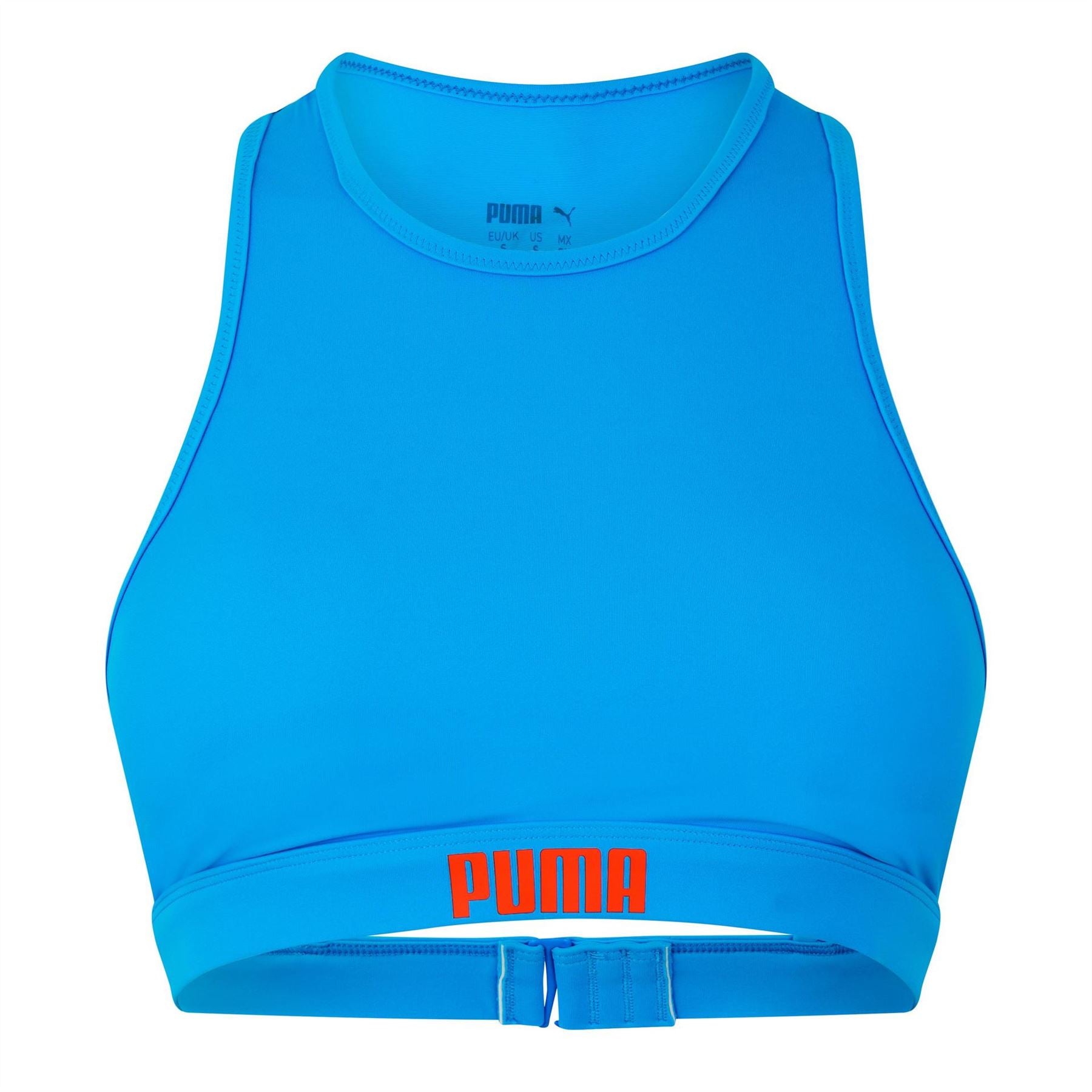 Puma Cropped Crew Neck Snug Fit Athletic Top