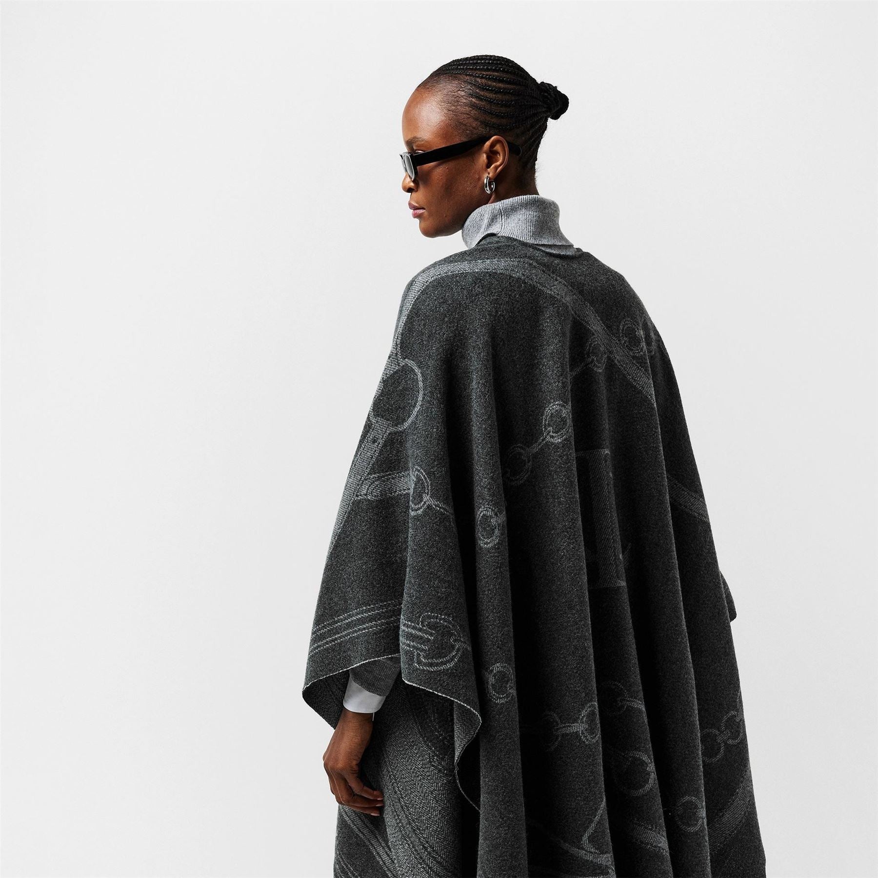 Lauren by Ralph Lauren Oversize Fit Cape Sleeve Top