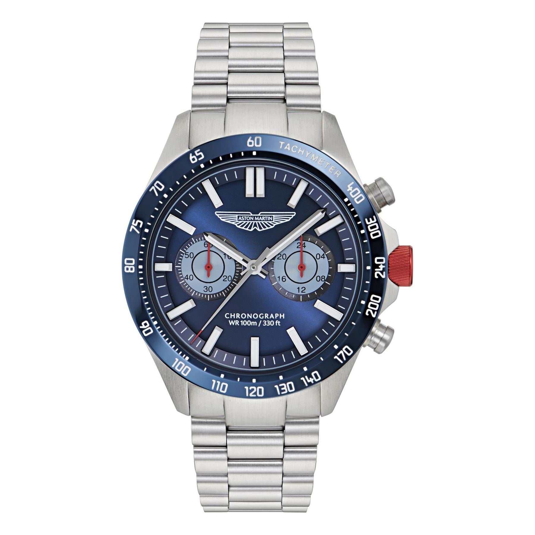 Aston Martin Dashboard Sn62 Racing Steel Bracelet Analogue Watch