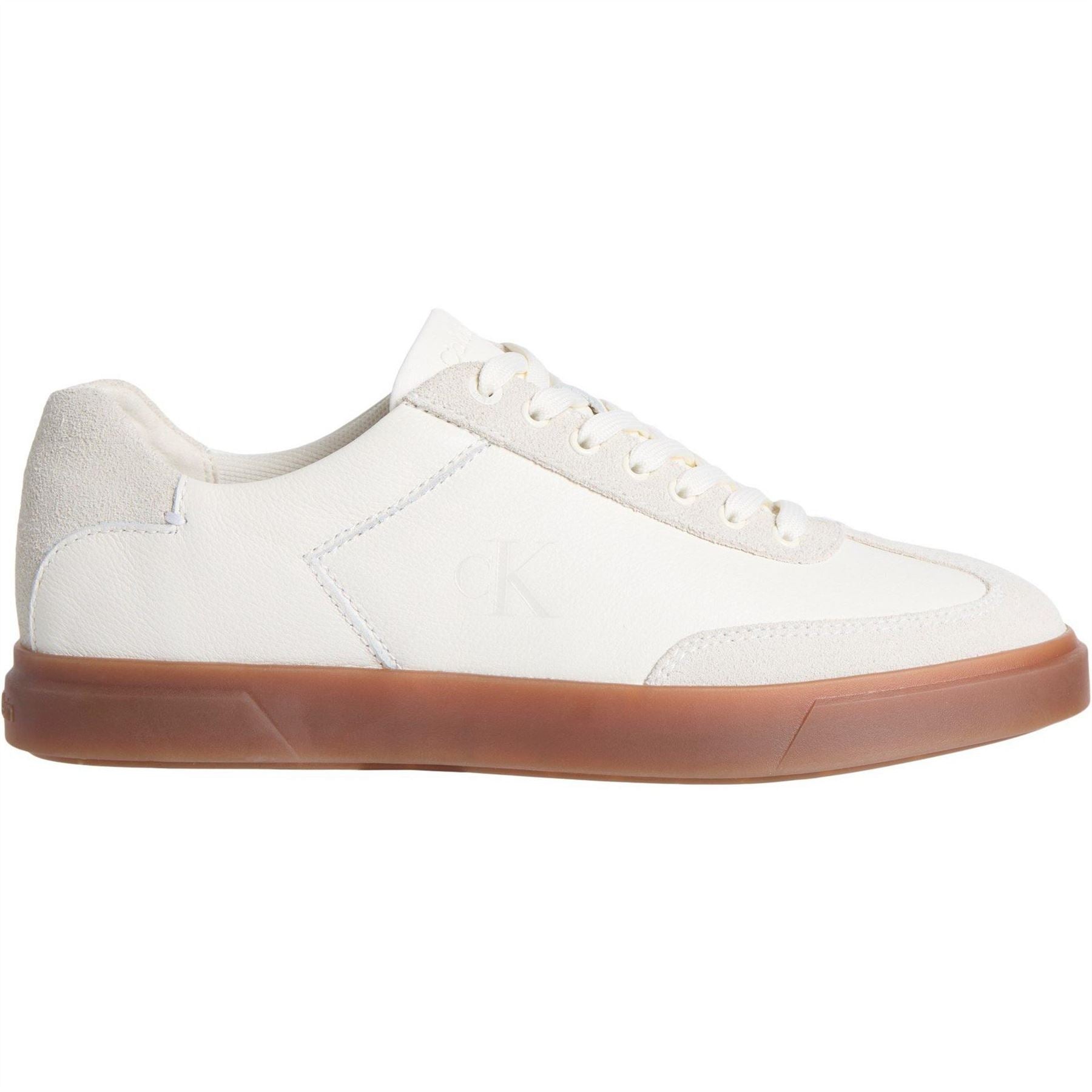 Calvin Klein Jeans Leather Lace-Up Trainers