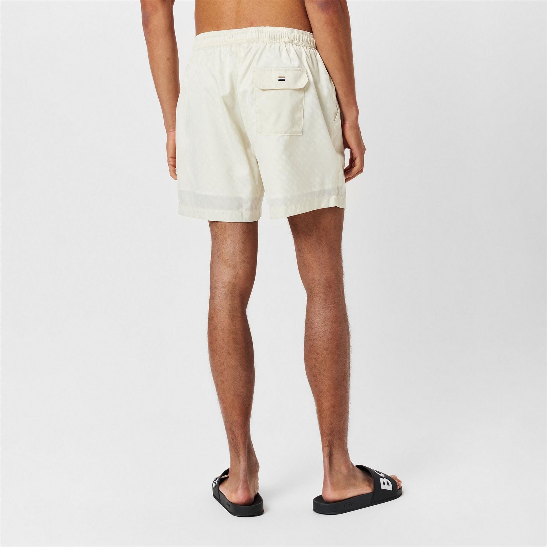 Boss Bw Jacques Swim Short, Comfortable Elasticated Waist