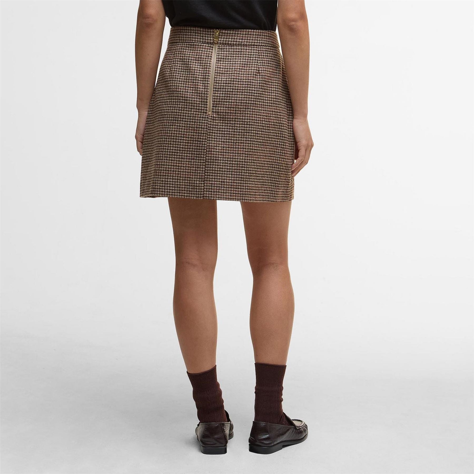 Barbour Mini Wool Skirt