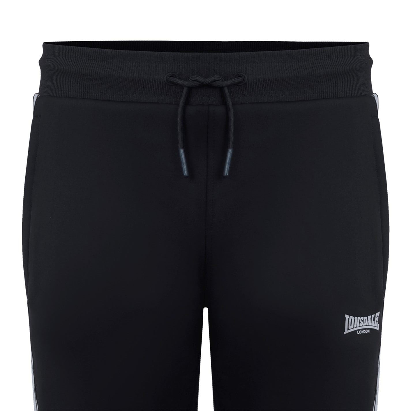 Lonsdale Mens 2 Stripe Tapered Pant