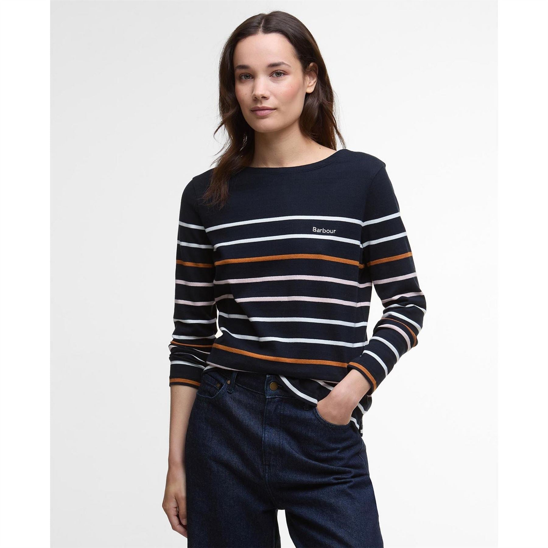 Barbour Striped Long Sleeved Top