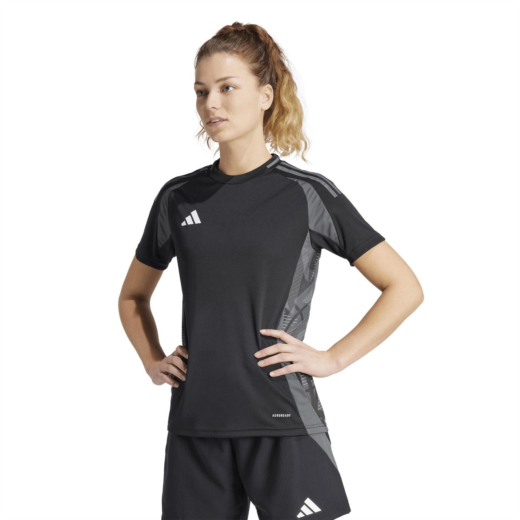 adidas Womens Tiro24 C M Jerseyw T-Shirt
