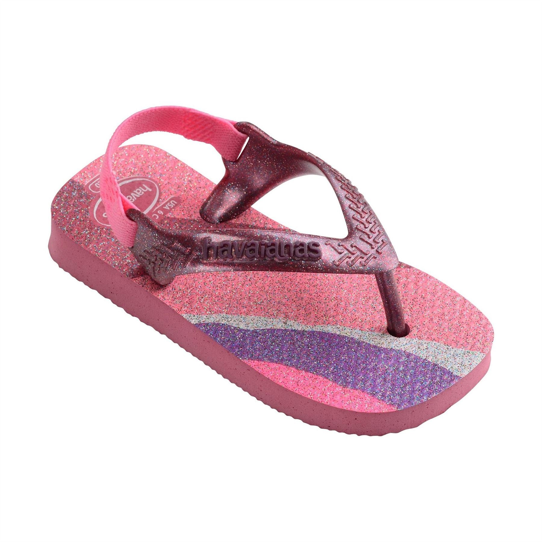Havaianas Kids Baby Palette Glow Velvet Rose Flip Flops