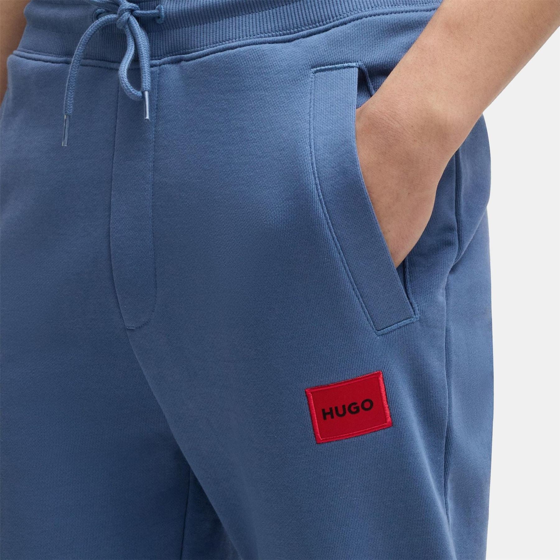 Hugo HUGO Doak Closed Hem Jogging Bottoms with Logo Detail