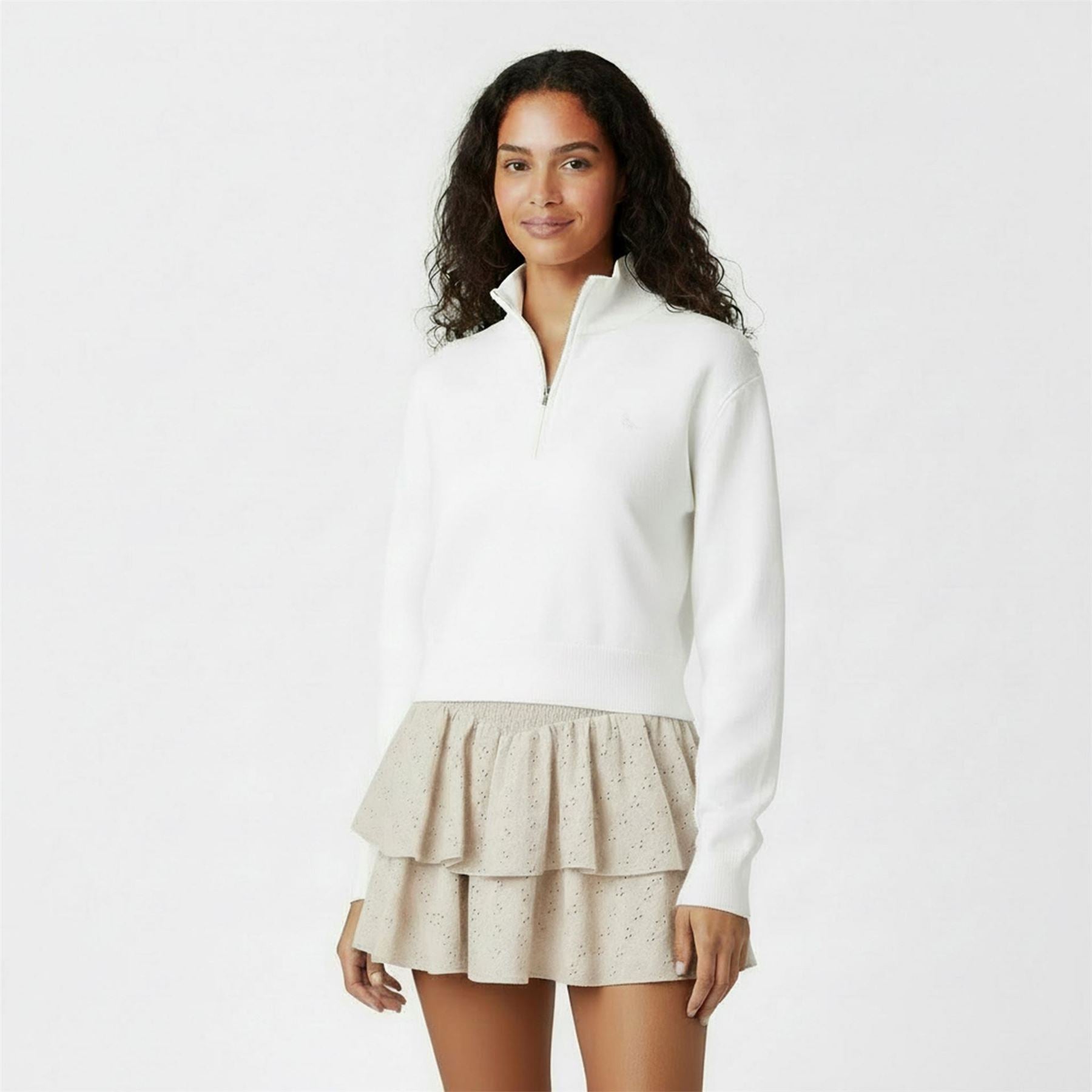 Jack Wills Mock Neck Regular Fit Sweater