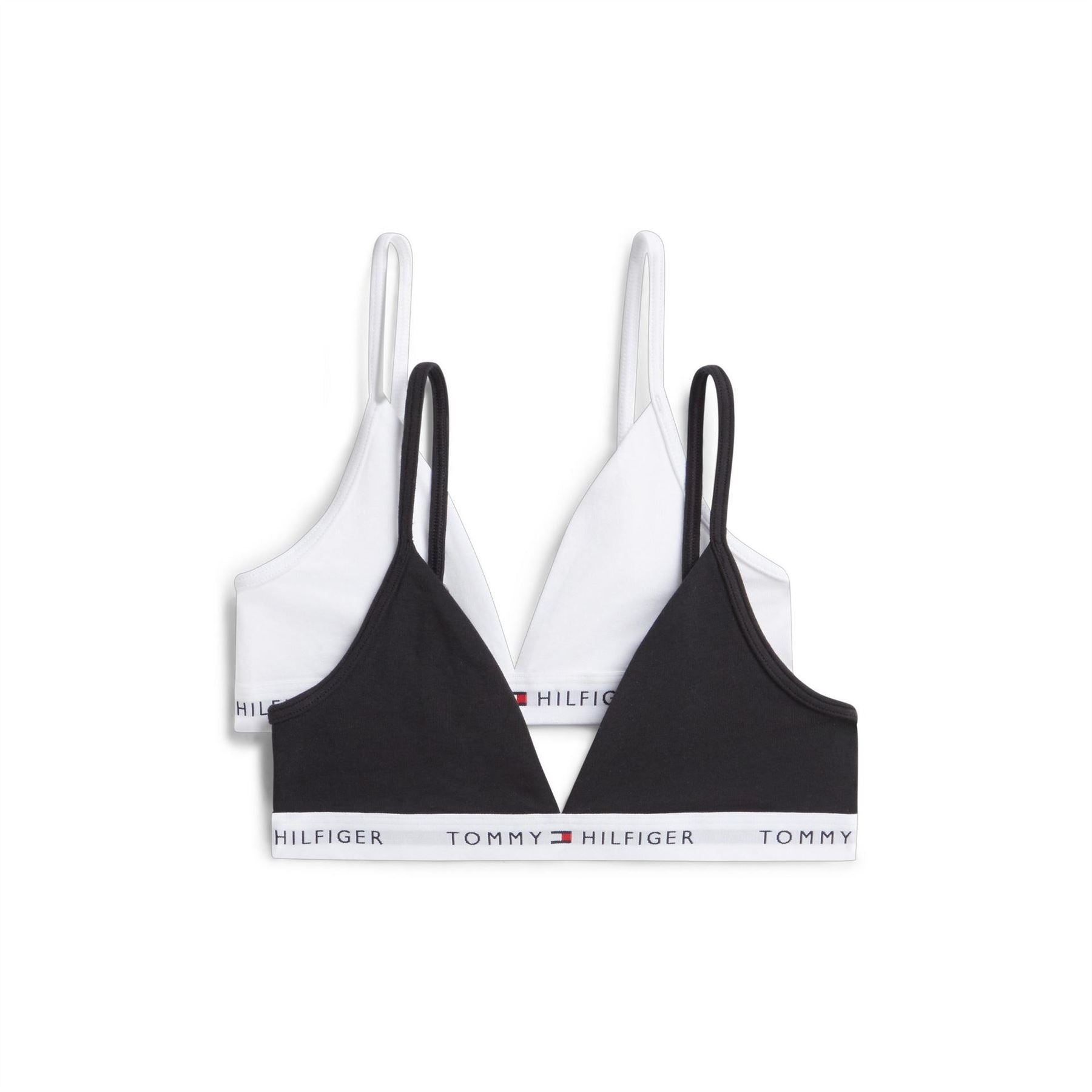 Tommy Hilfiger Cotton Triangle Bralettes 2 Pack