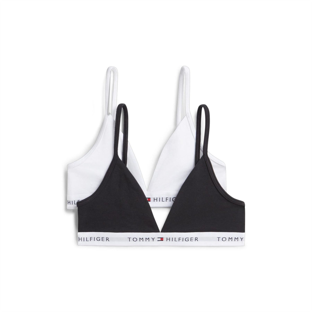 Tommy Hilfiger Cotton Triangle Bralettes 2 Pack