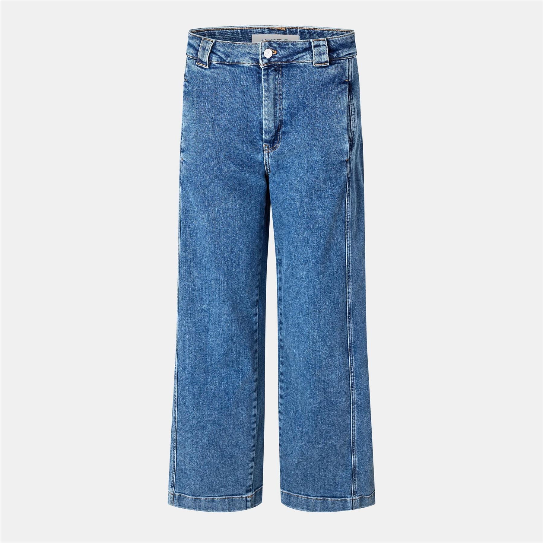 Lacoste Wide Leg Relaxed Fit Jeans
