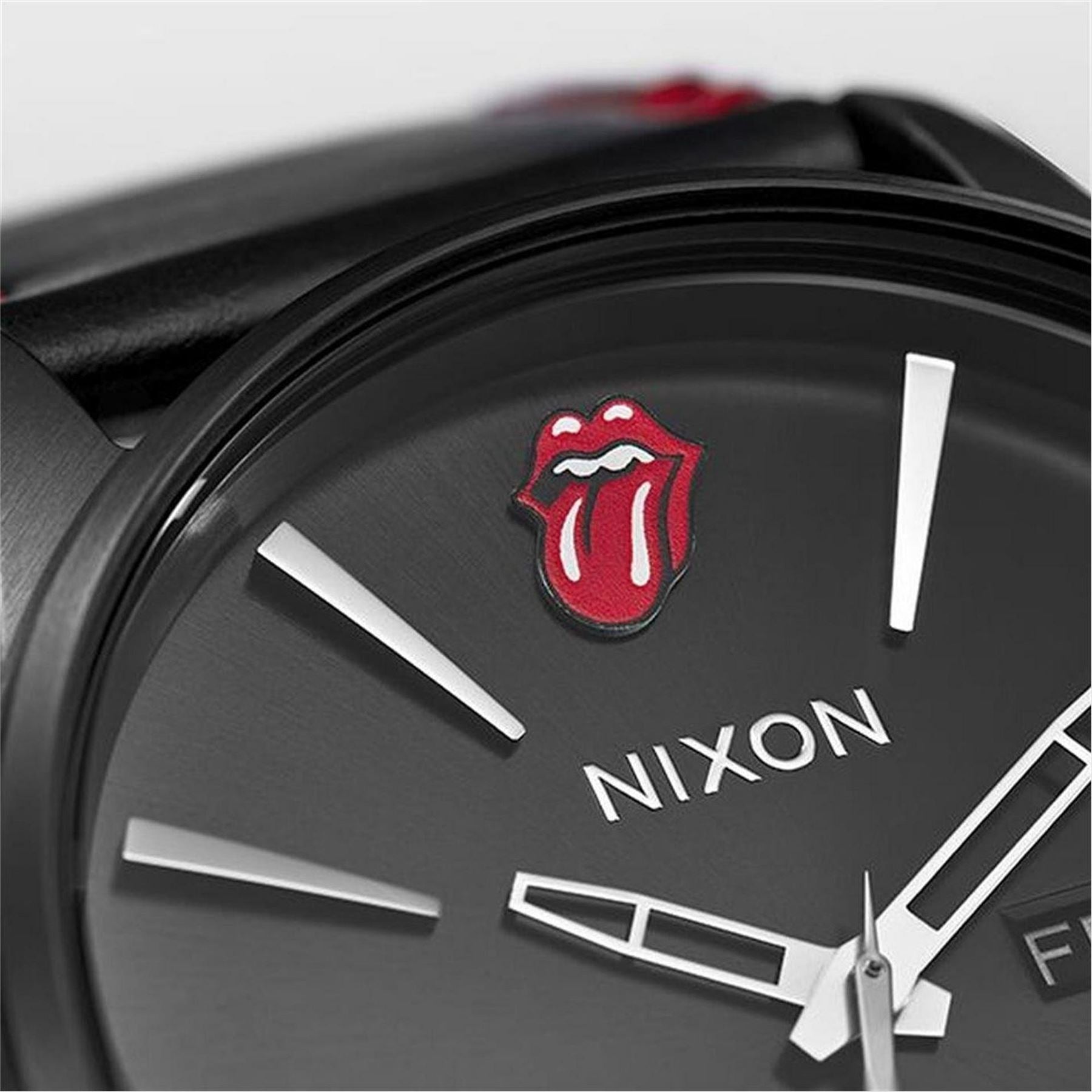 Nixon Leather Strap Analogue Watch