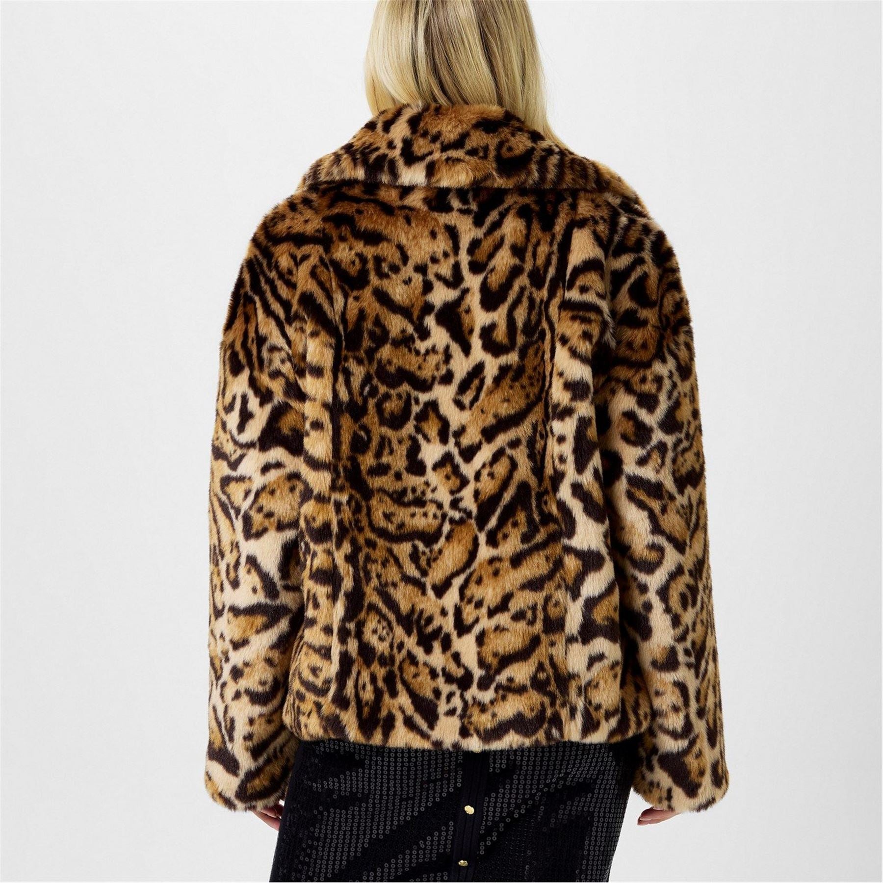 Biba Short Faux Fur Jacket