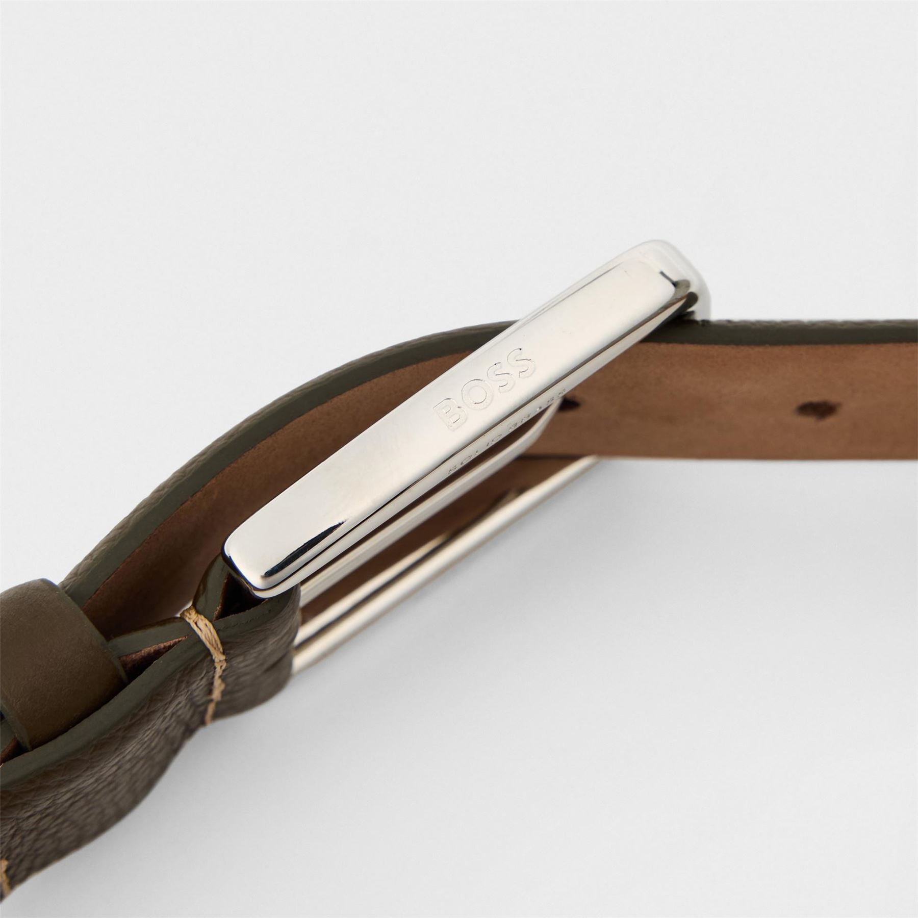 Boss Leather Pin Buckle Belt